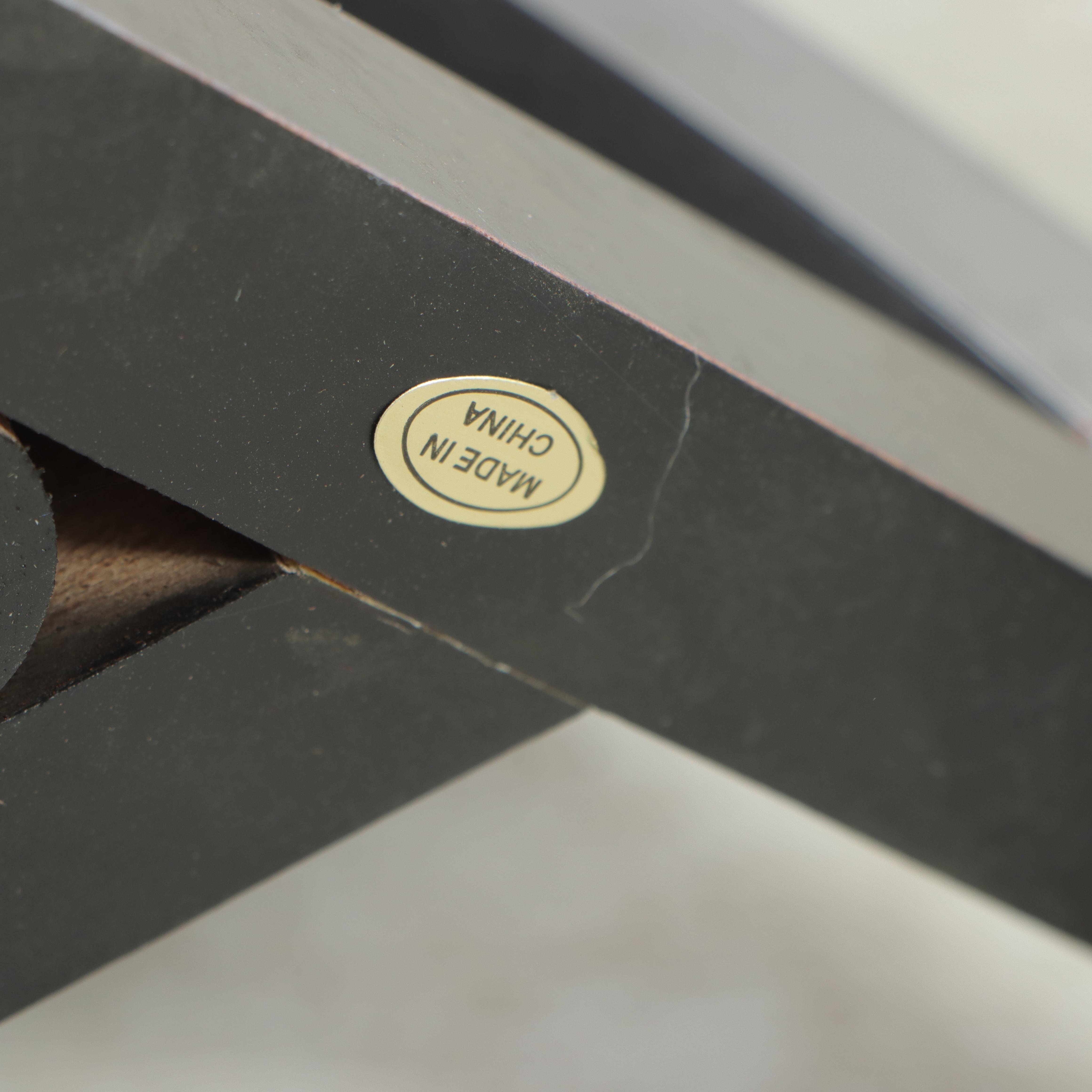 Pair of Chinese Lacquered Pedestals