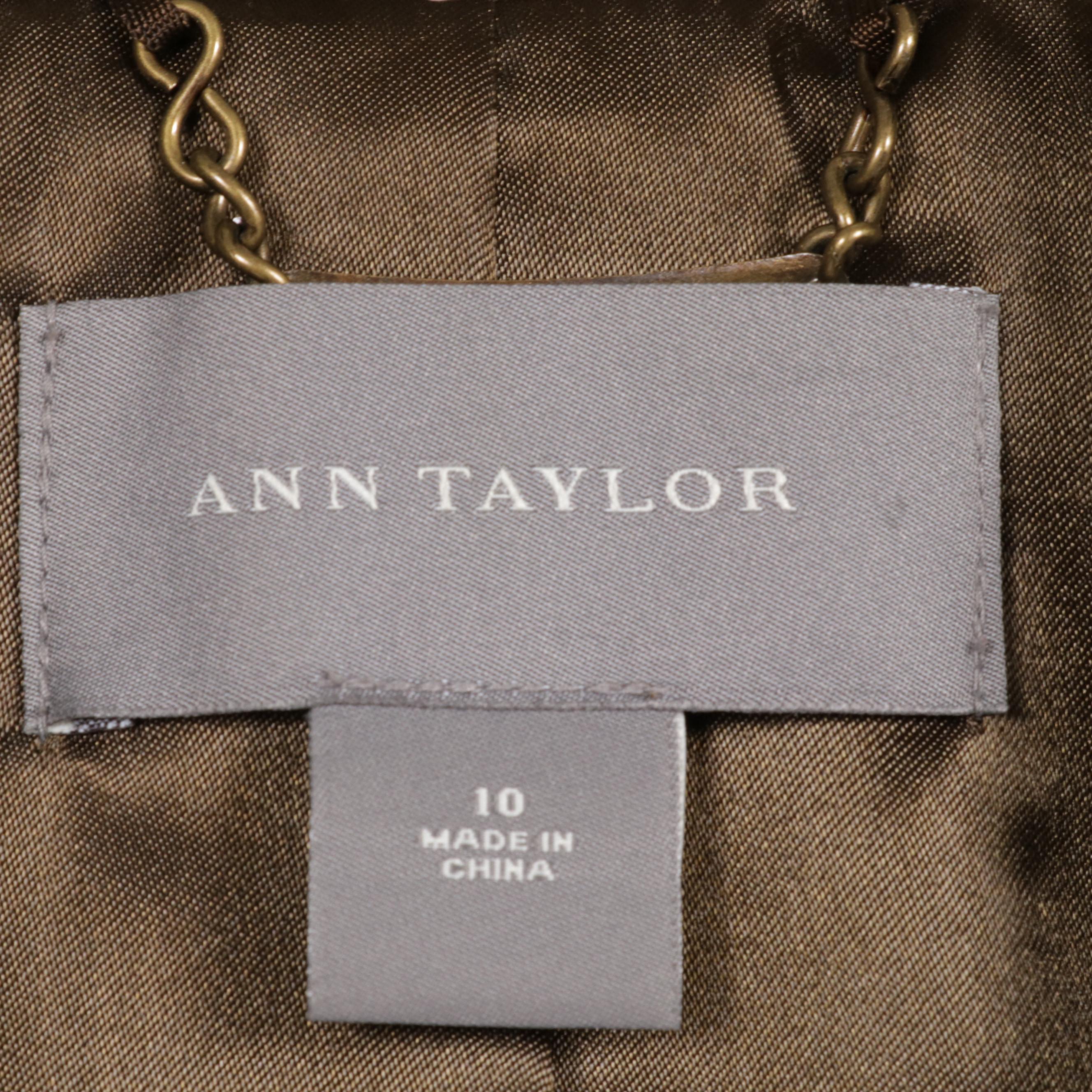 Calvin Klein, Talbots, and Ann Taylor Dresses with Wilsons Leather Jacket