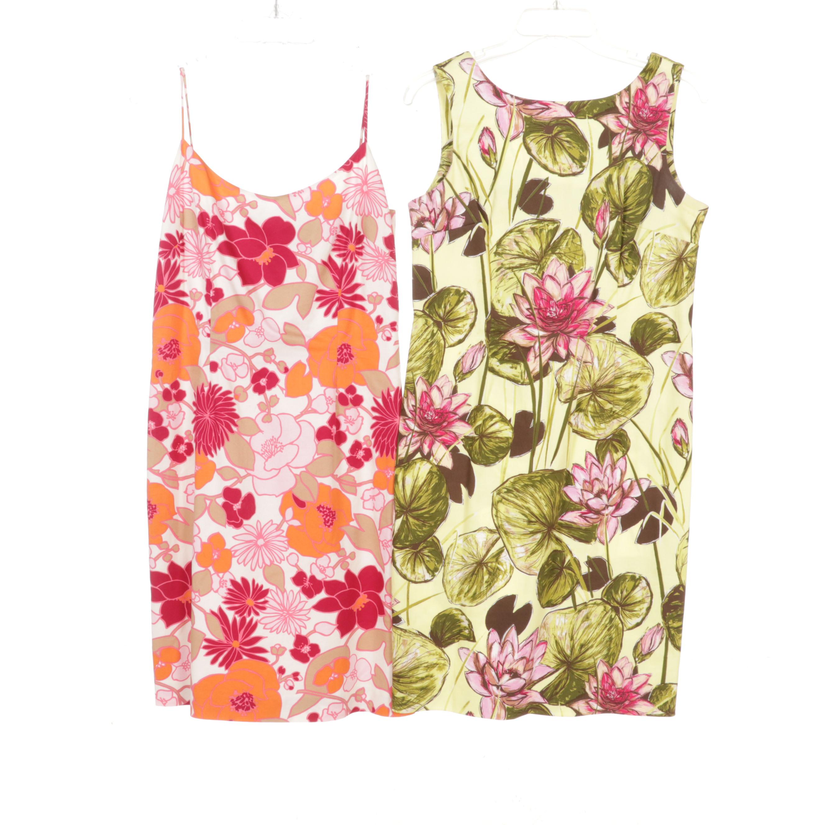 Calvin Klein, Talbots, and Ann Taylor Dresses with Wilsons Leather Jacket