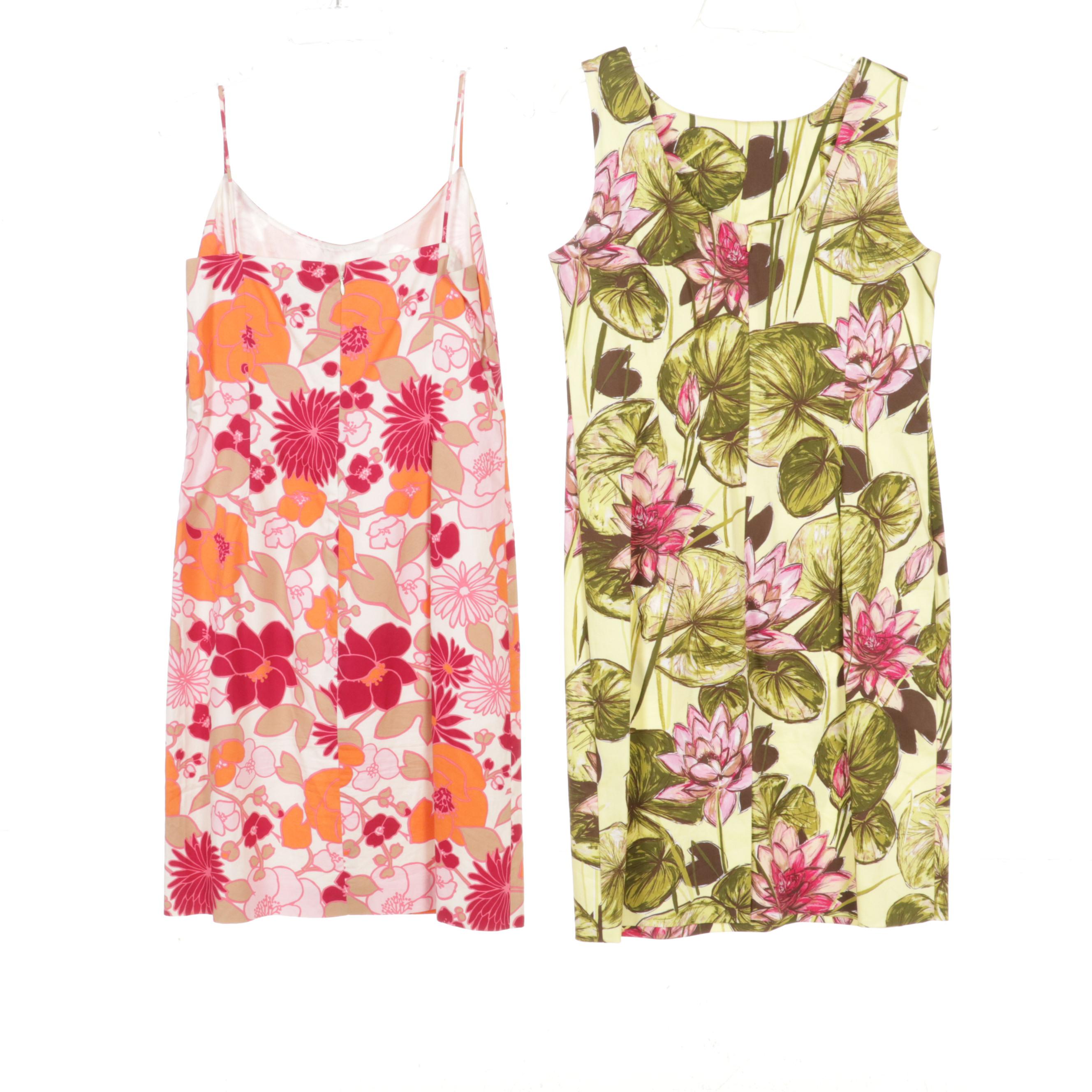 Calvin Klein, Talbots, and Ann Taylor Dresses with Wilsons Leather Jacket