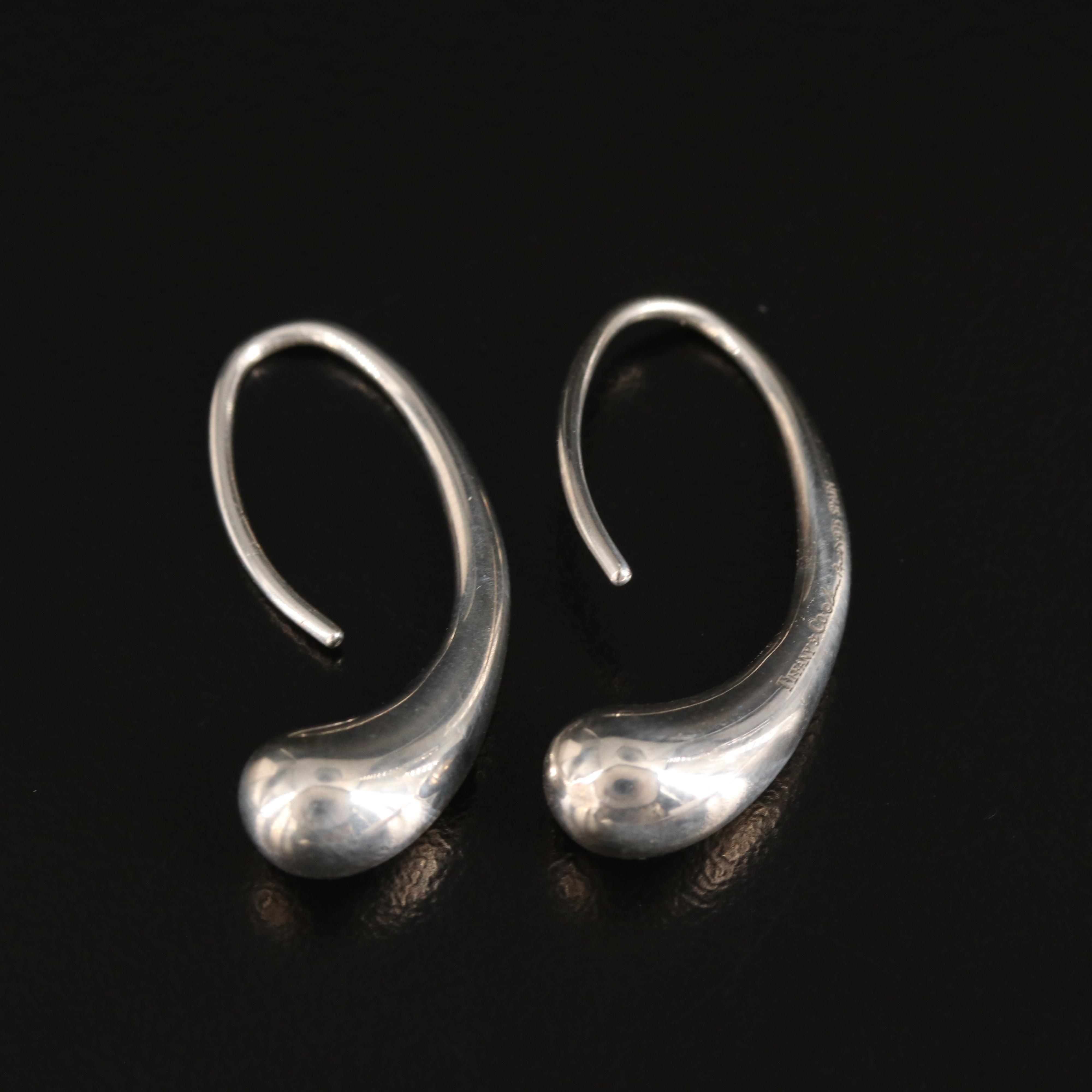 Elsa Peretti for Tiffany & Co. Sterling Teardrop Earrings