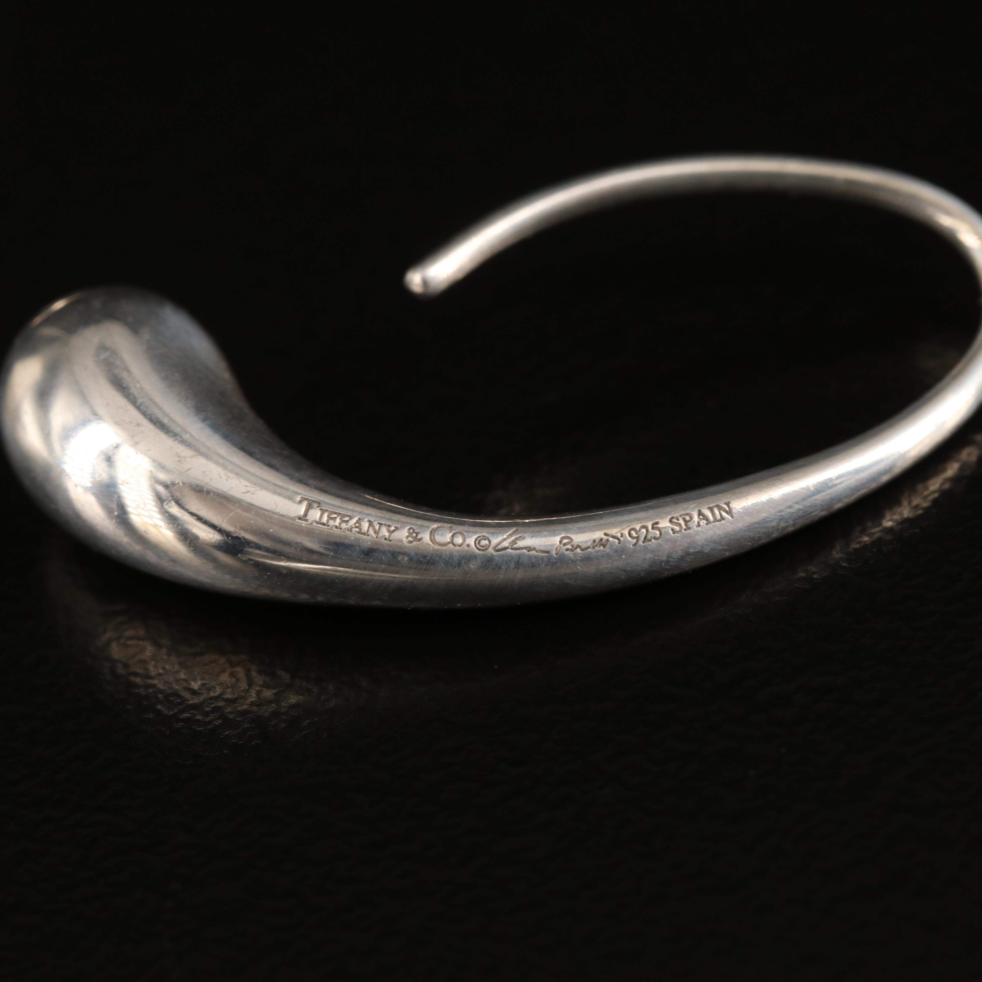 Elsa Peretti for Tiffany & Co. Sterling Teardrop Earrings