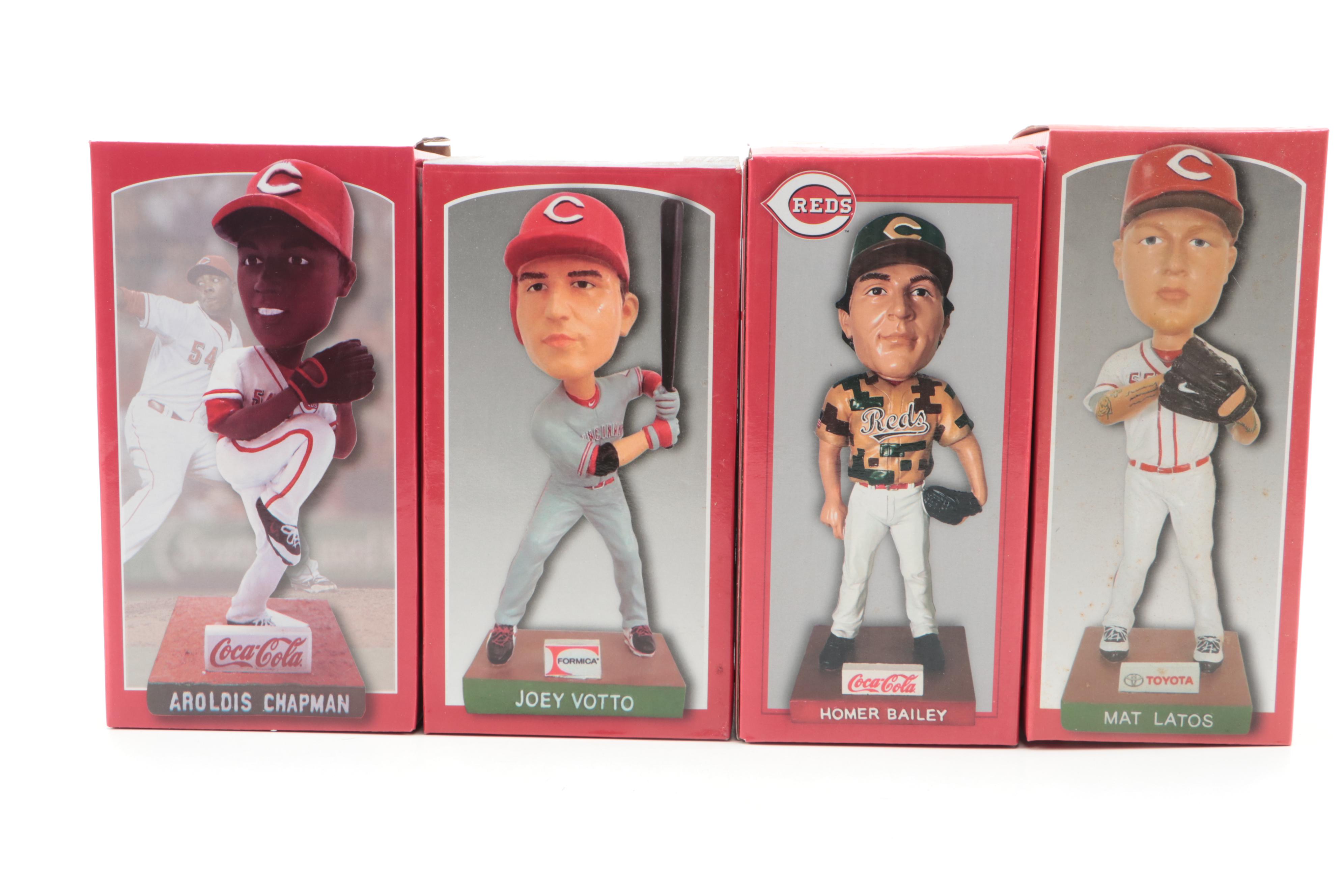 Rose, Suarez, Chapman and More Cincinnati Reds Bobbleheads with MLB Game Tickets