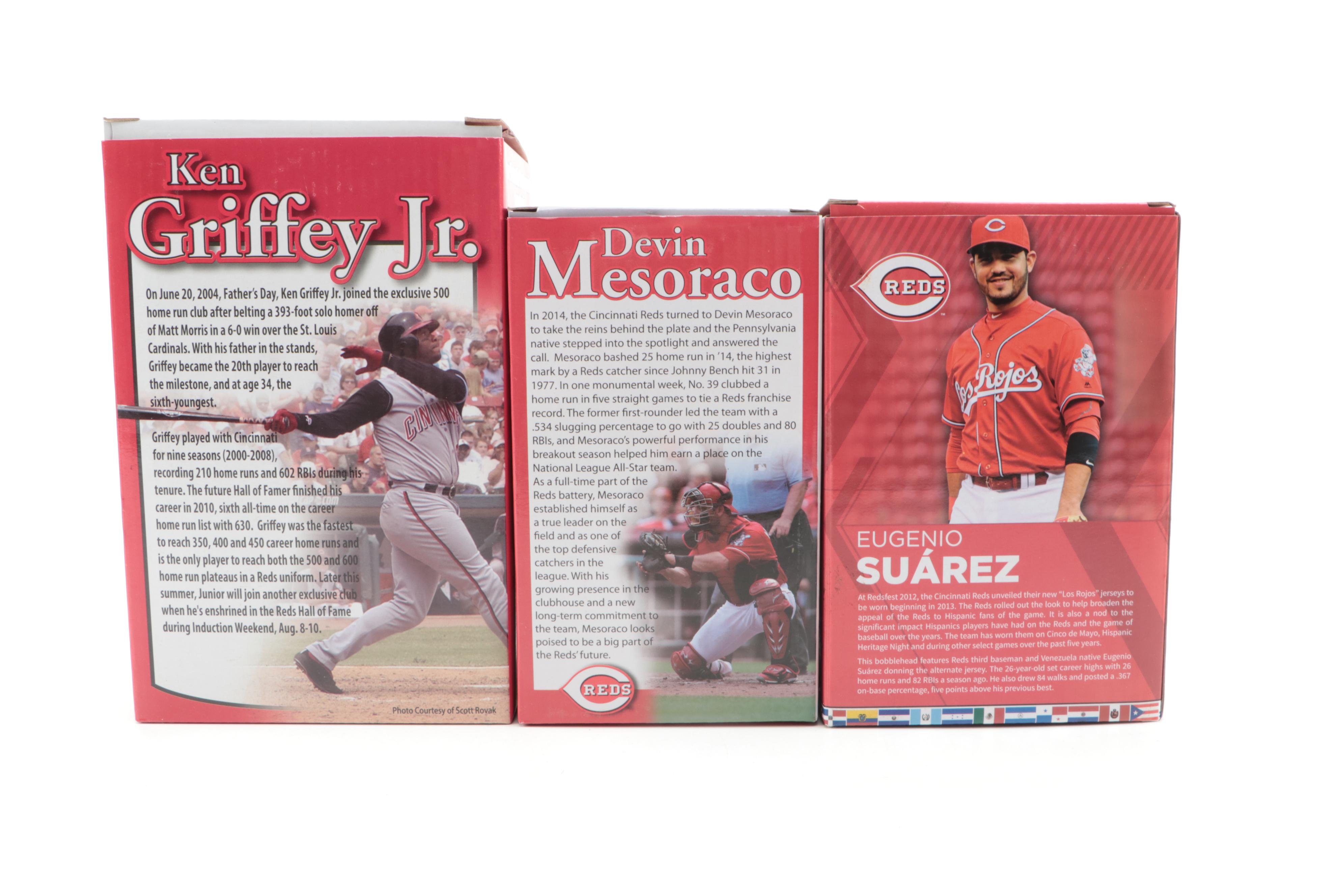 Rose, Suarez, Chapman and More Cincinnati Reds Bobbleheads with MLB Game Tickets