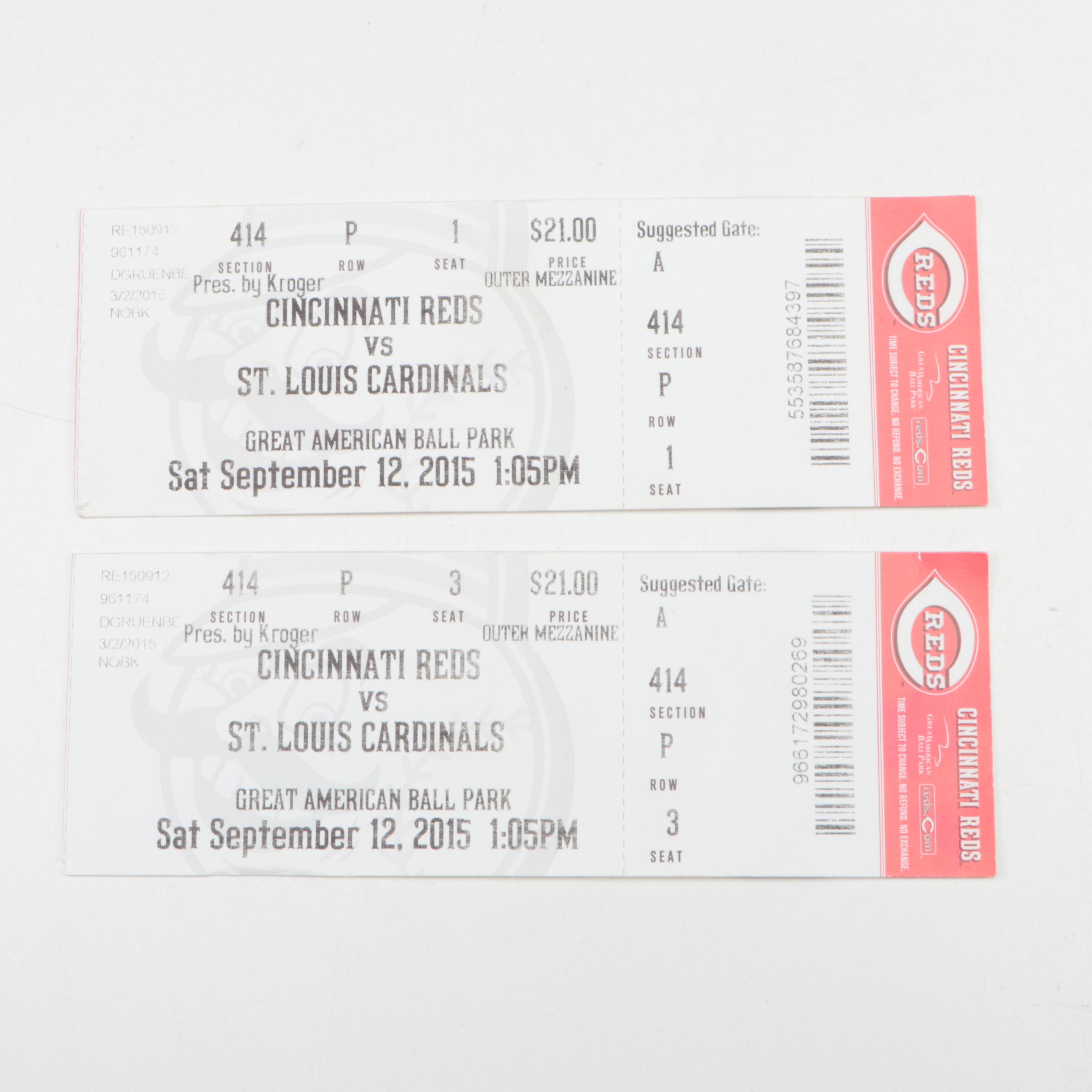 Rose, Suarez, Chapman and More Cincinnati Reds Bobbleheads with MLB Game Tickets