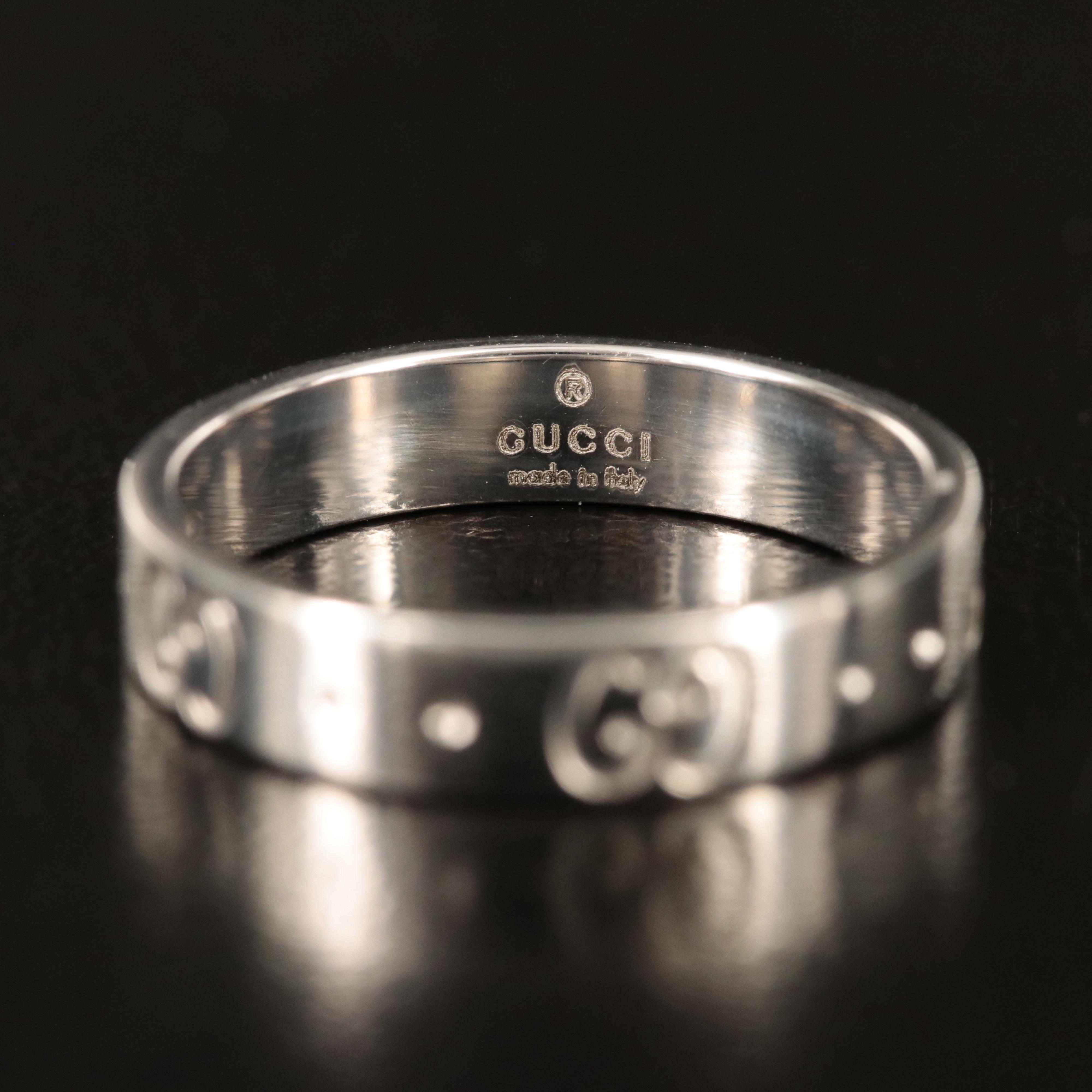 Gucci "Icon" 18K Band