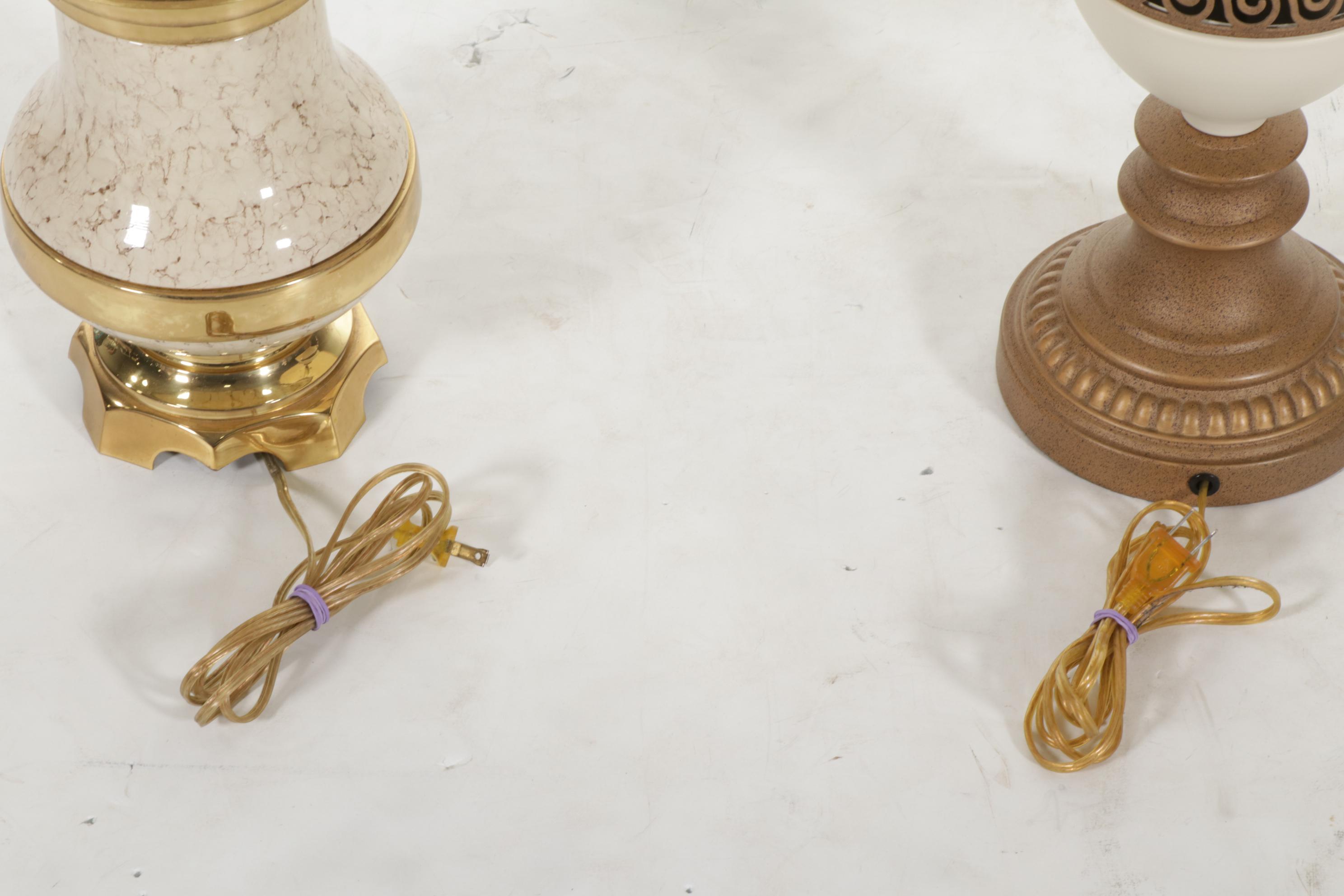 Brass and Metal Table Lamps Featuring Automax