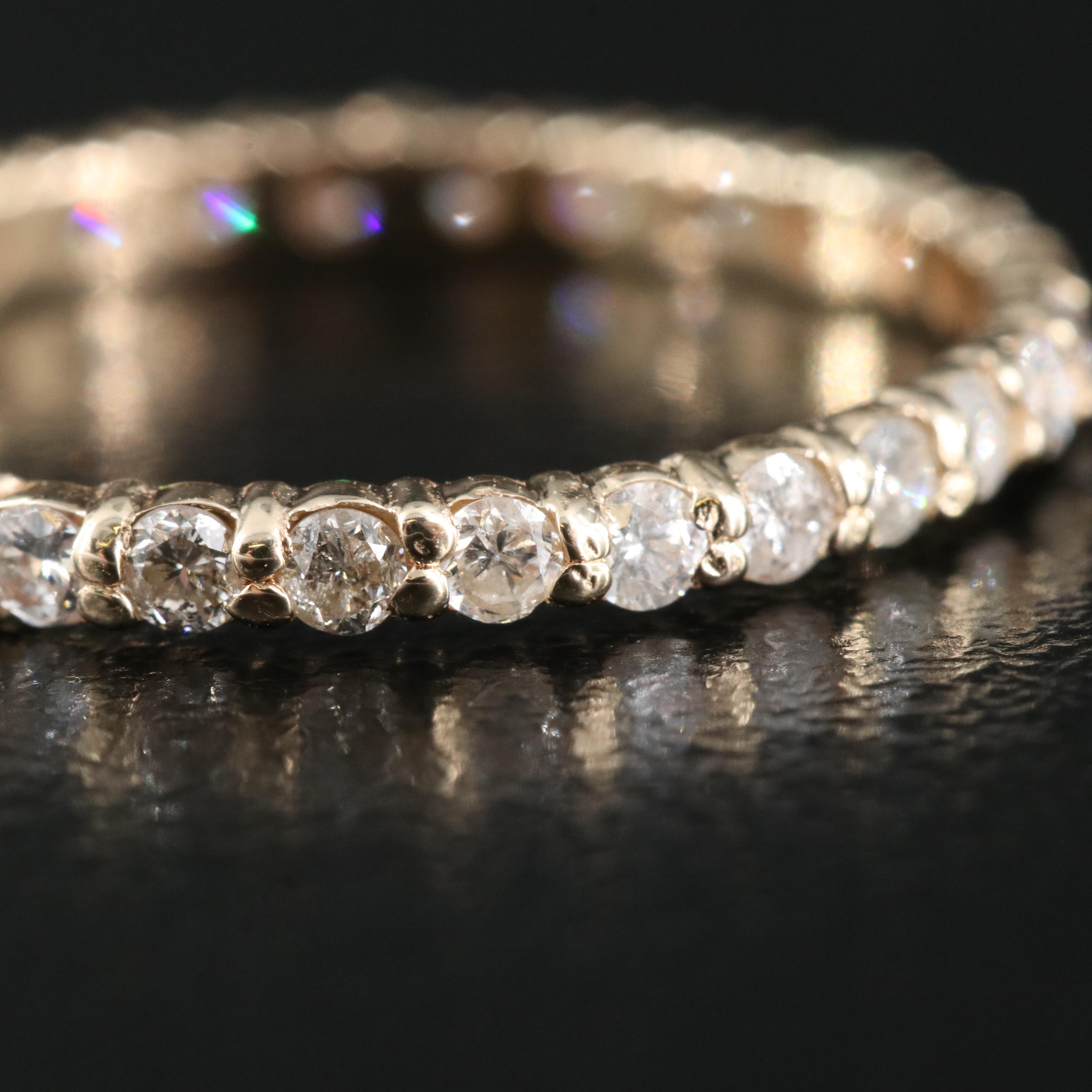 14K 1.42 CTW Diamond Eternity Bands