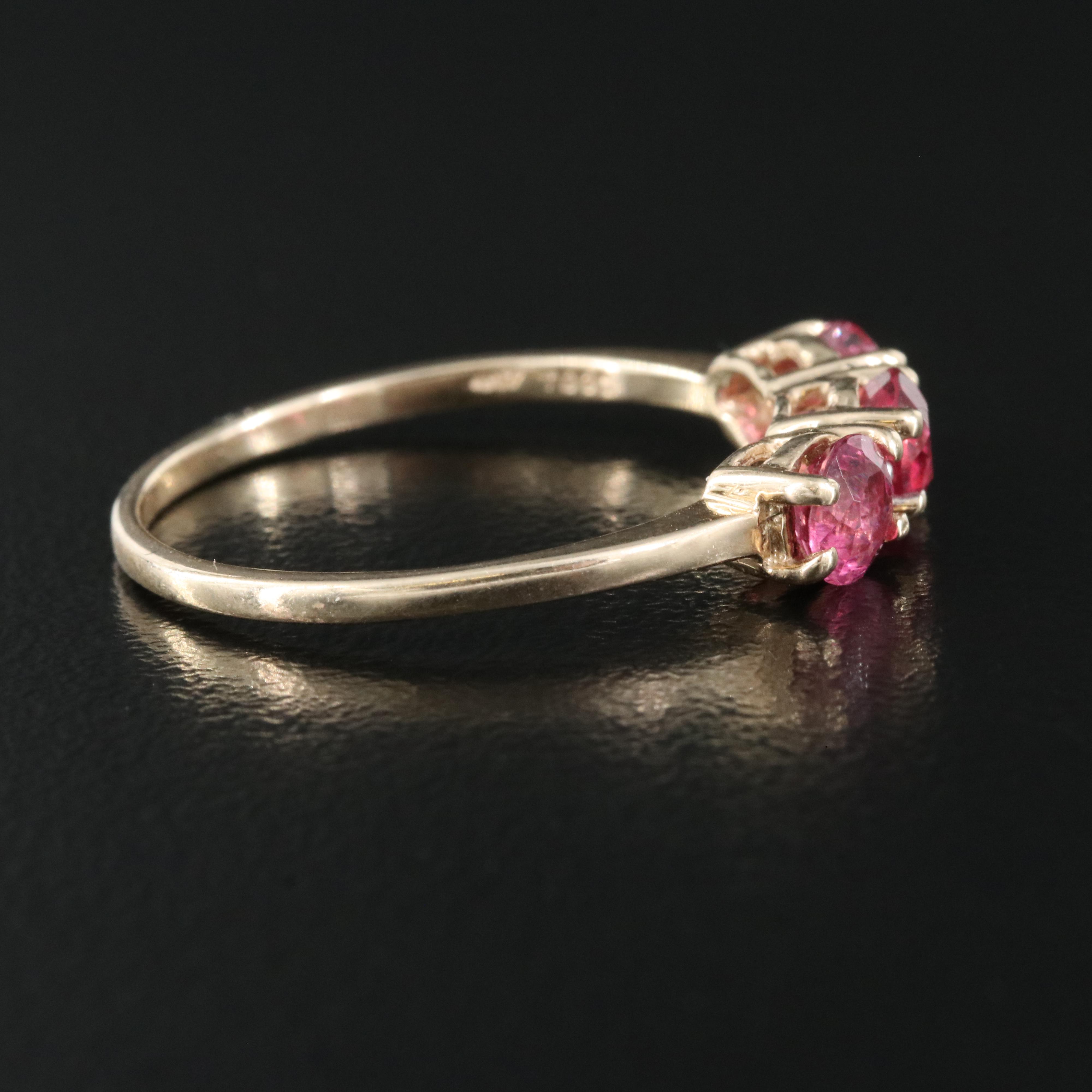 9K Tourmaline and Diamond Ring