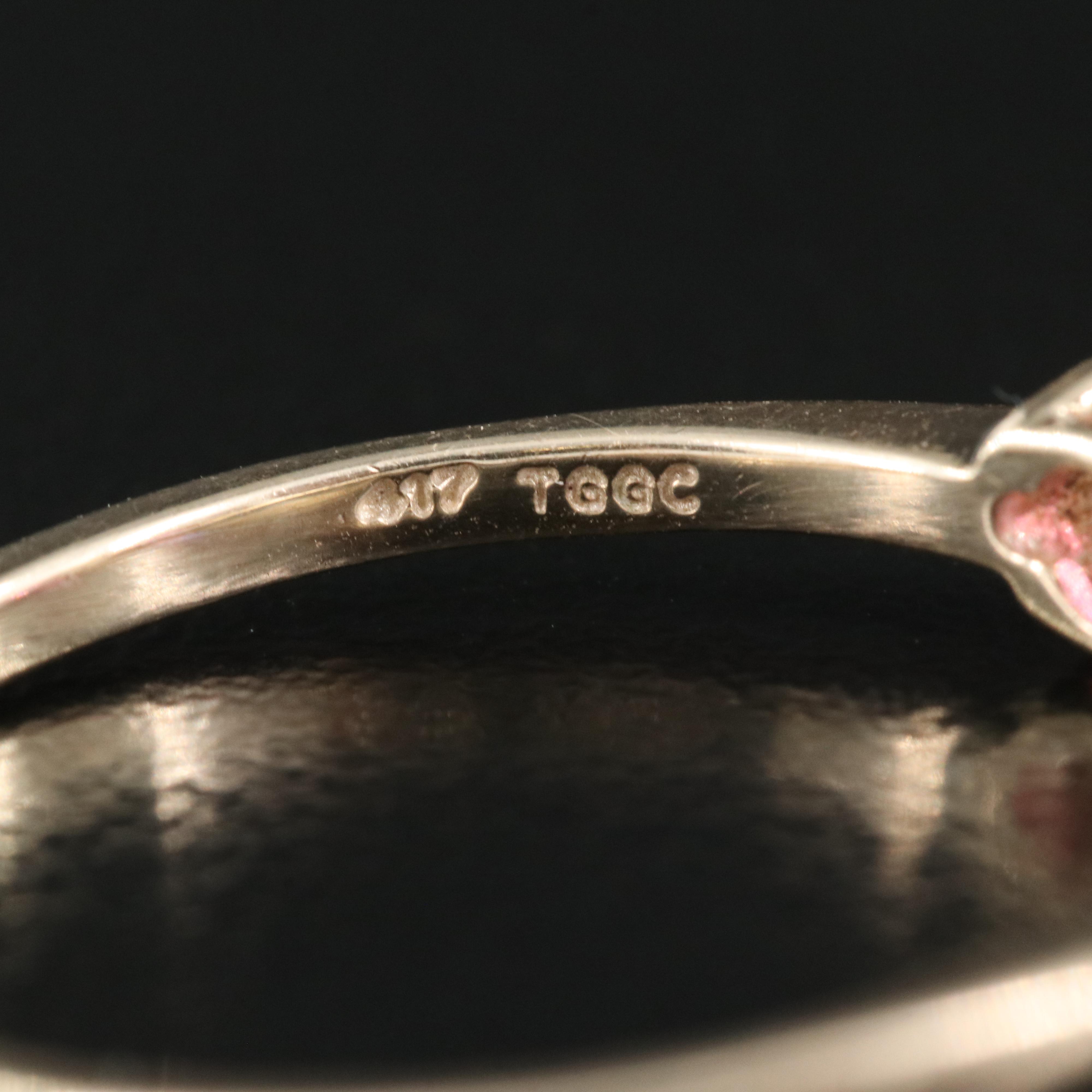 9K Tourmaline and Diamond Ring