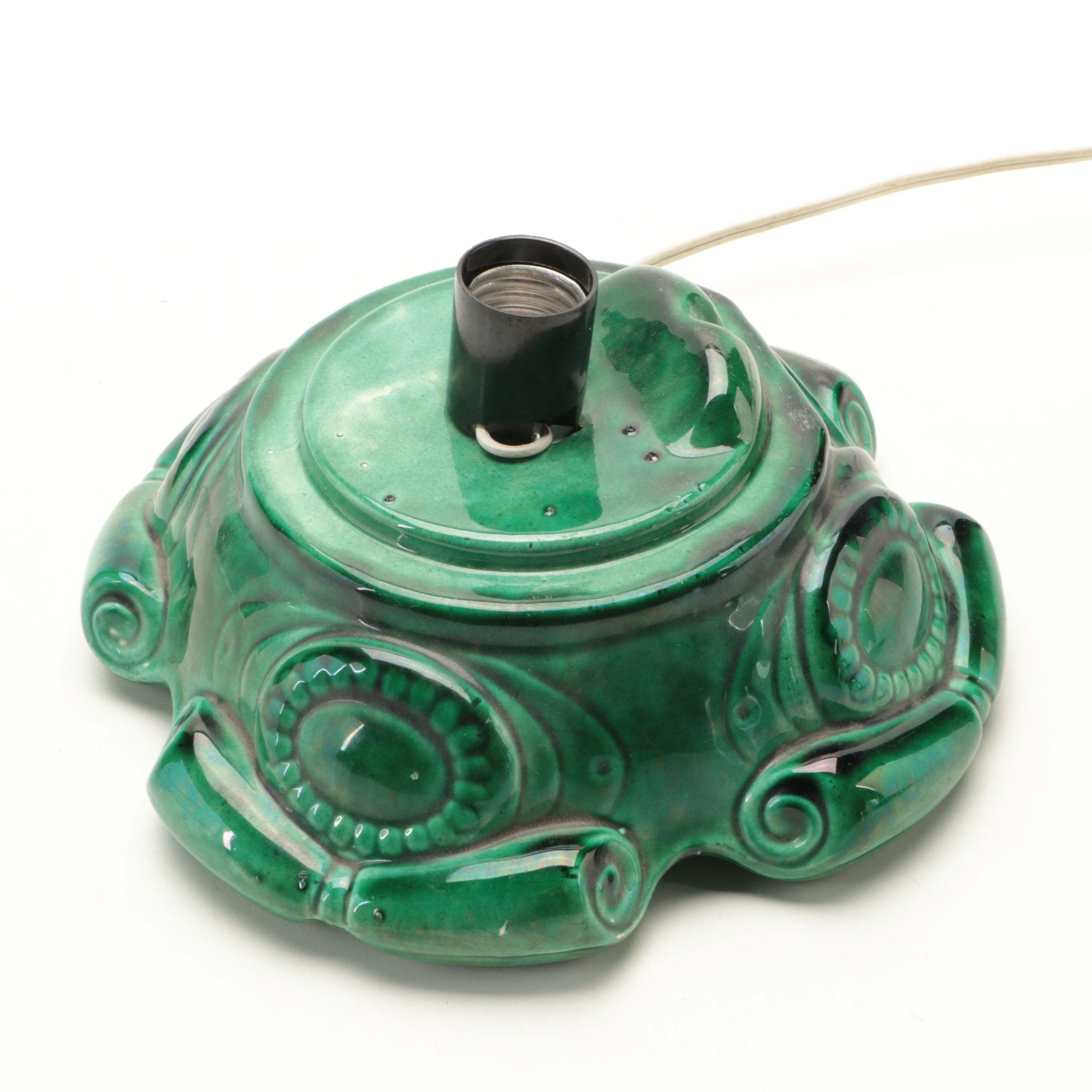 Atlantic Mold Illuminated Ceramic Tabletop Christmas Tree, Late 20th Century