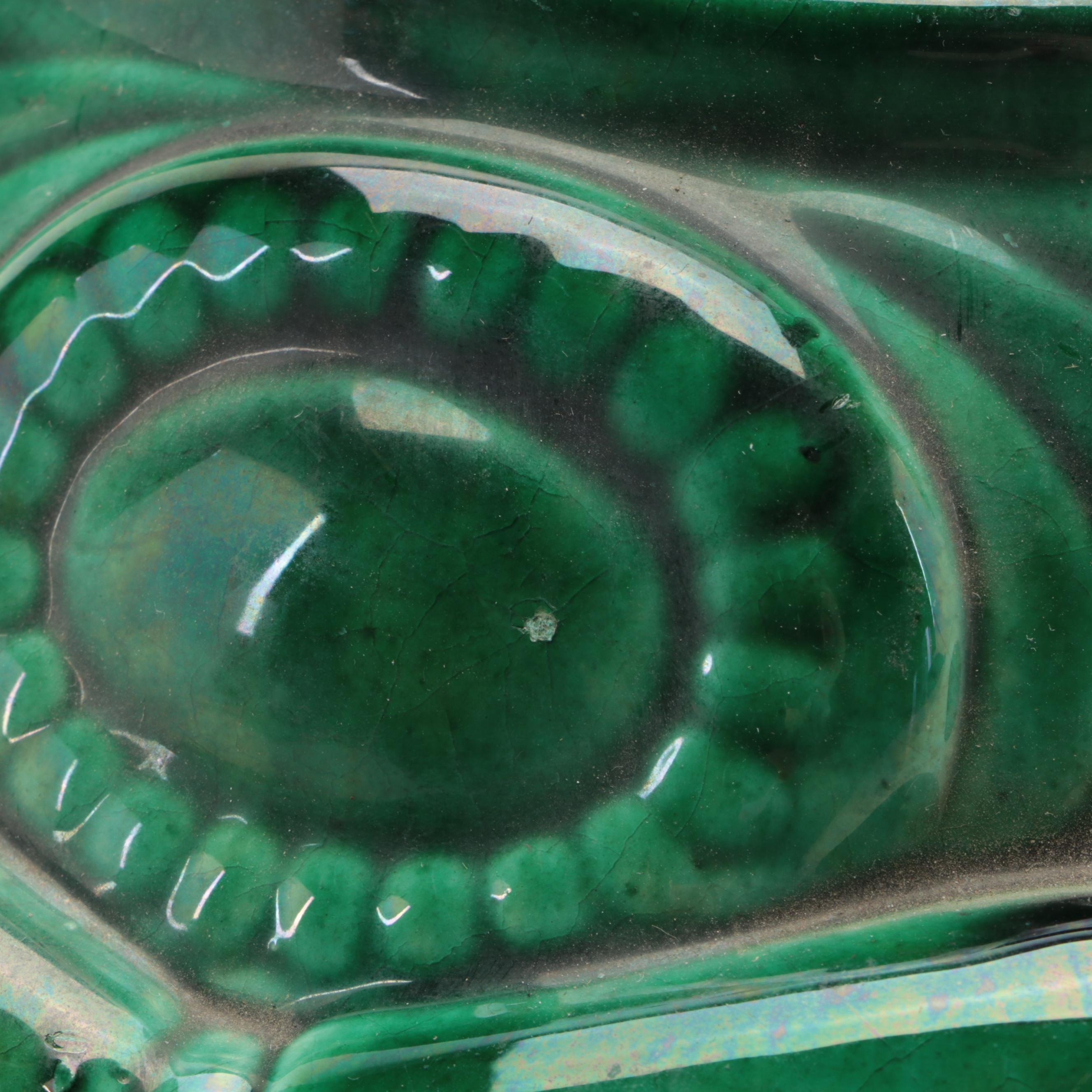 Atlantic Mold Illuminated Ceramic Tabletop Christmas Tree, Late 20th Century