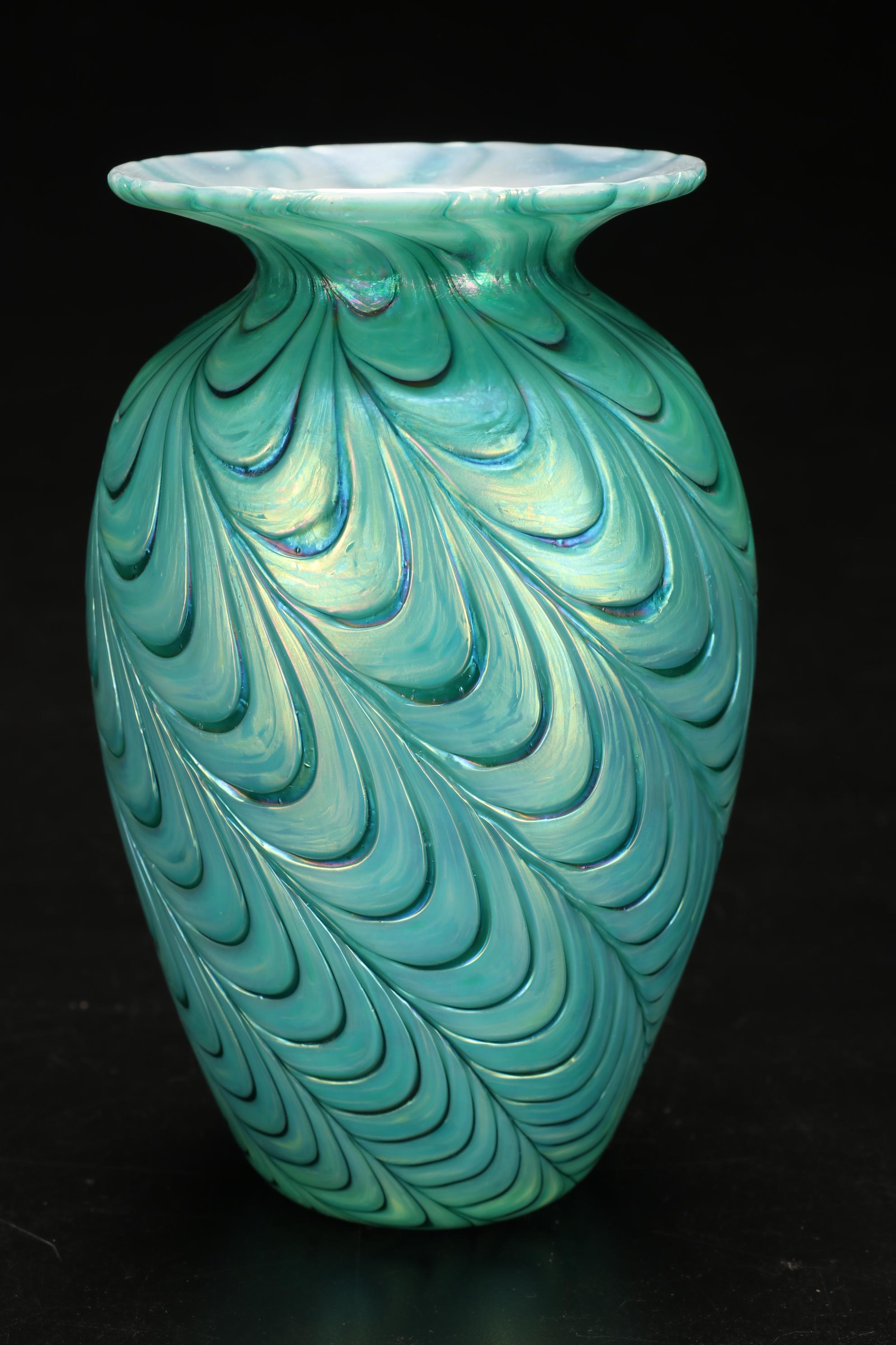 Art Glass Vases Including Herb Thomas, Espainet France and Other