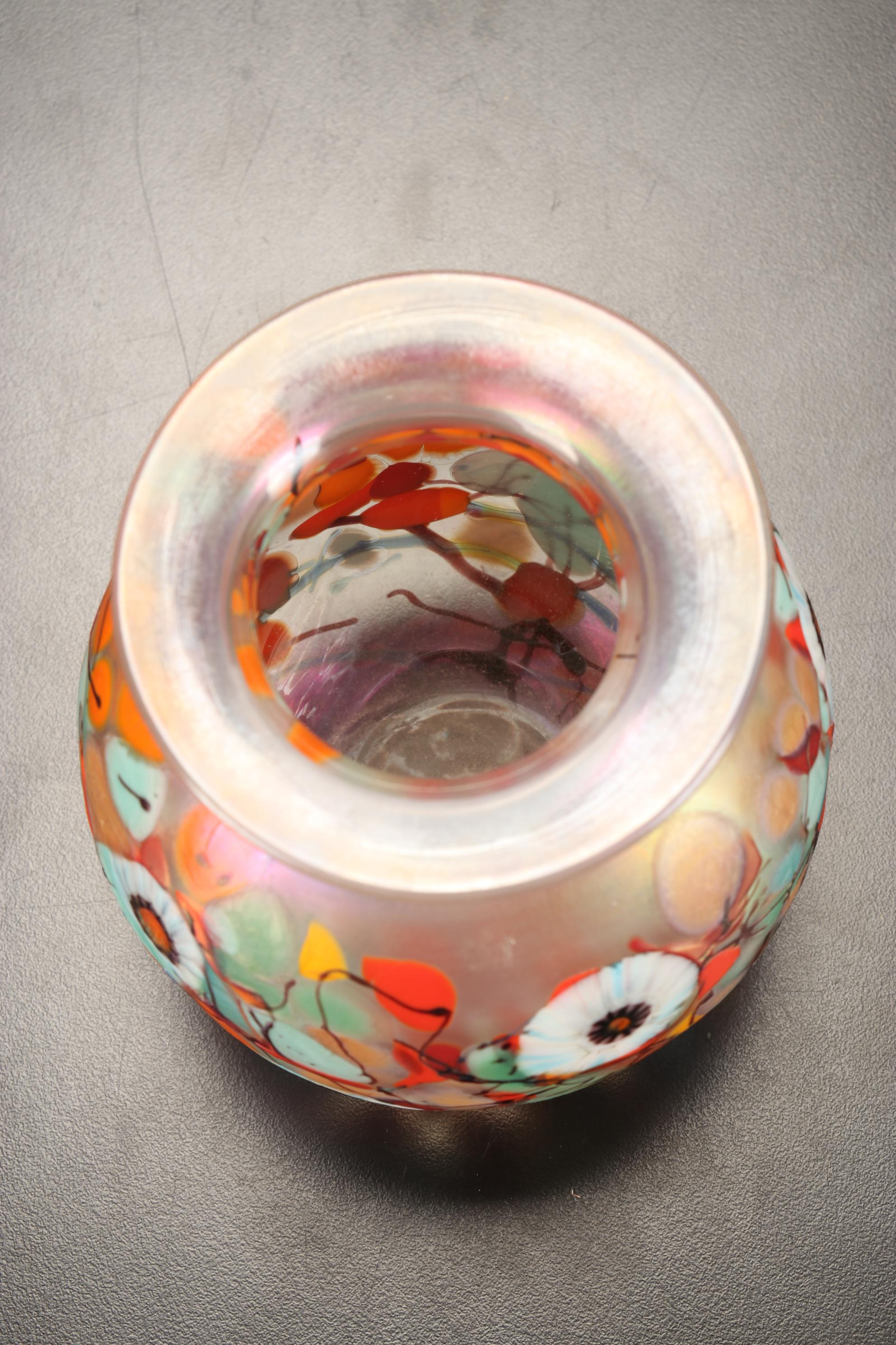 Art Glass Vases Including Herb Thomas, Espainet France and Other