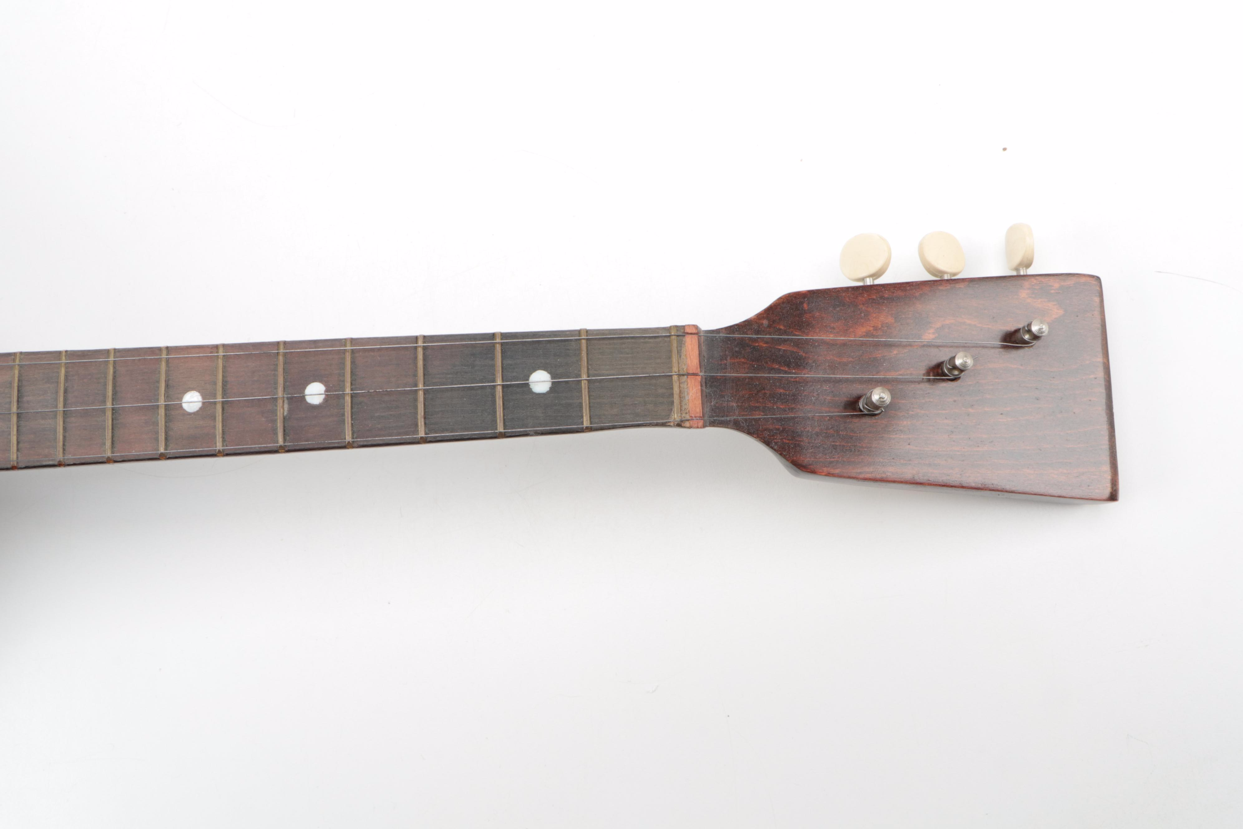 Russian Three-String Balalaika with Sputnik Design