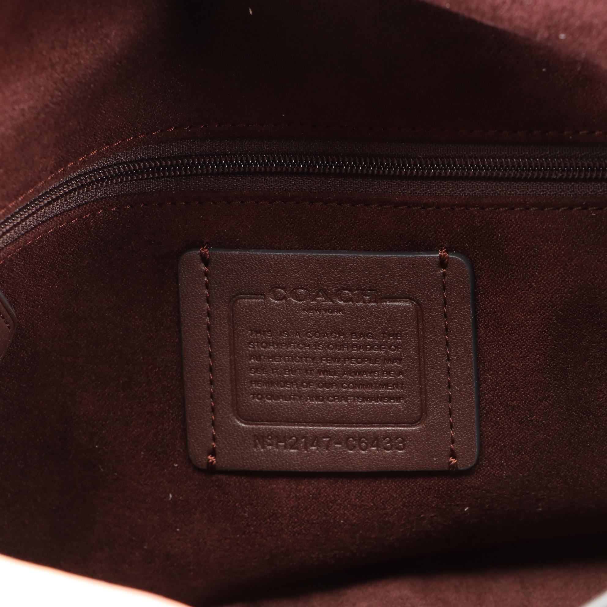 Coach Georgie Shoulder Bag in Grain and Smooth Leather