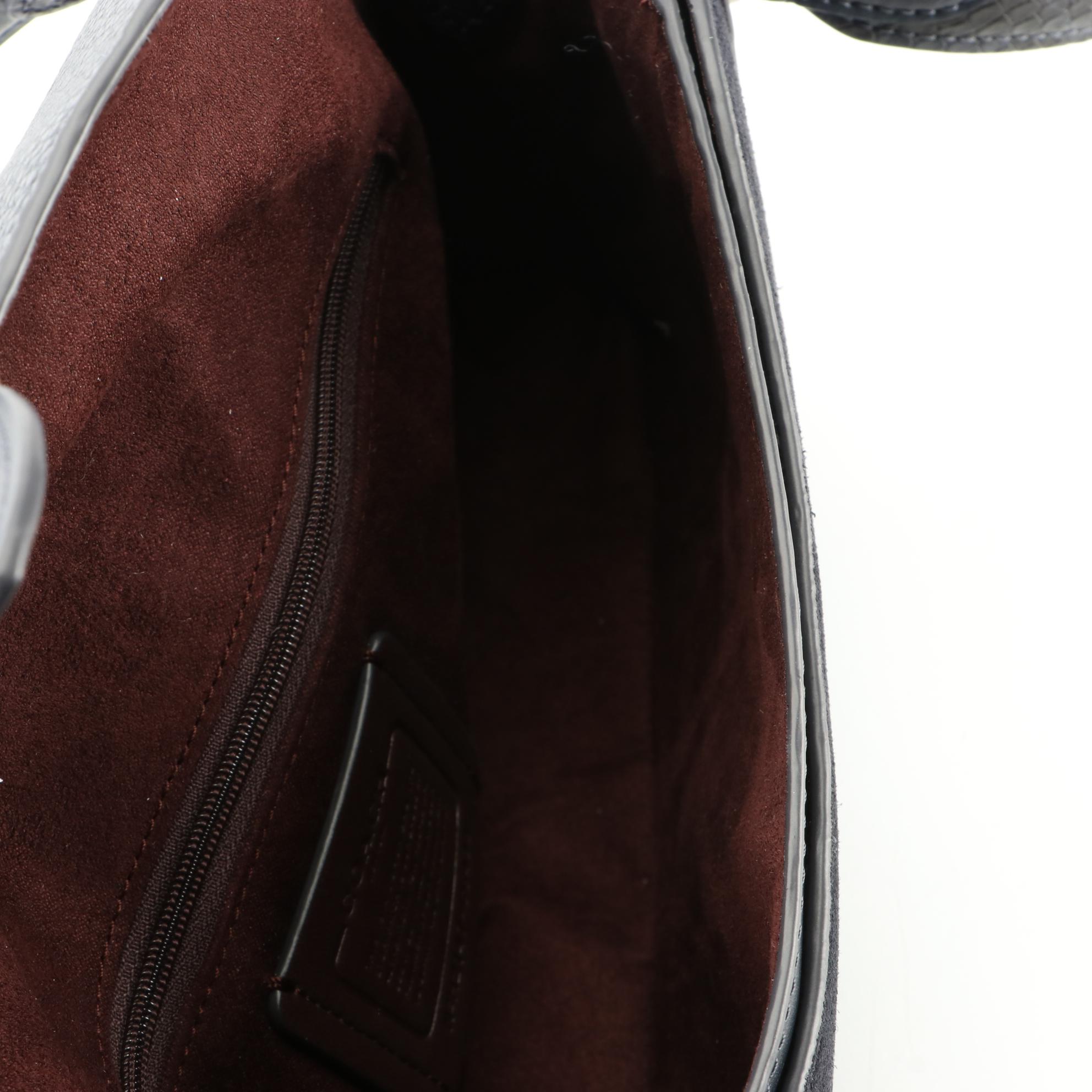 Coach Georgie Shoulder Bag in Grain and Smooth Leather