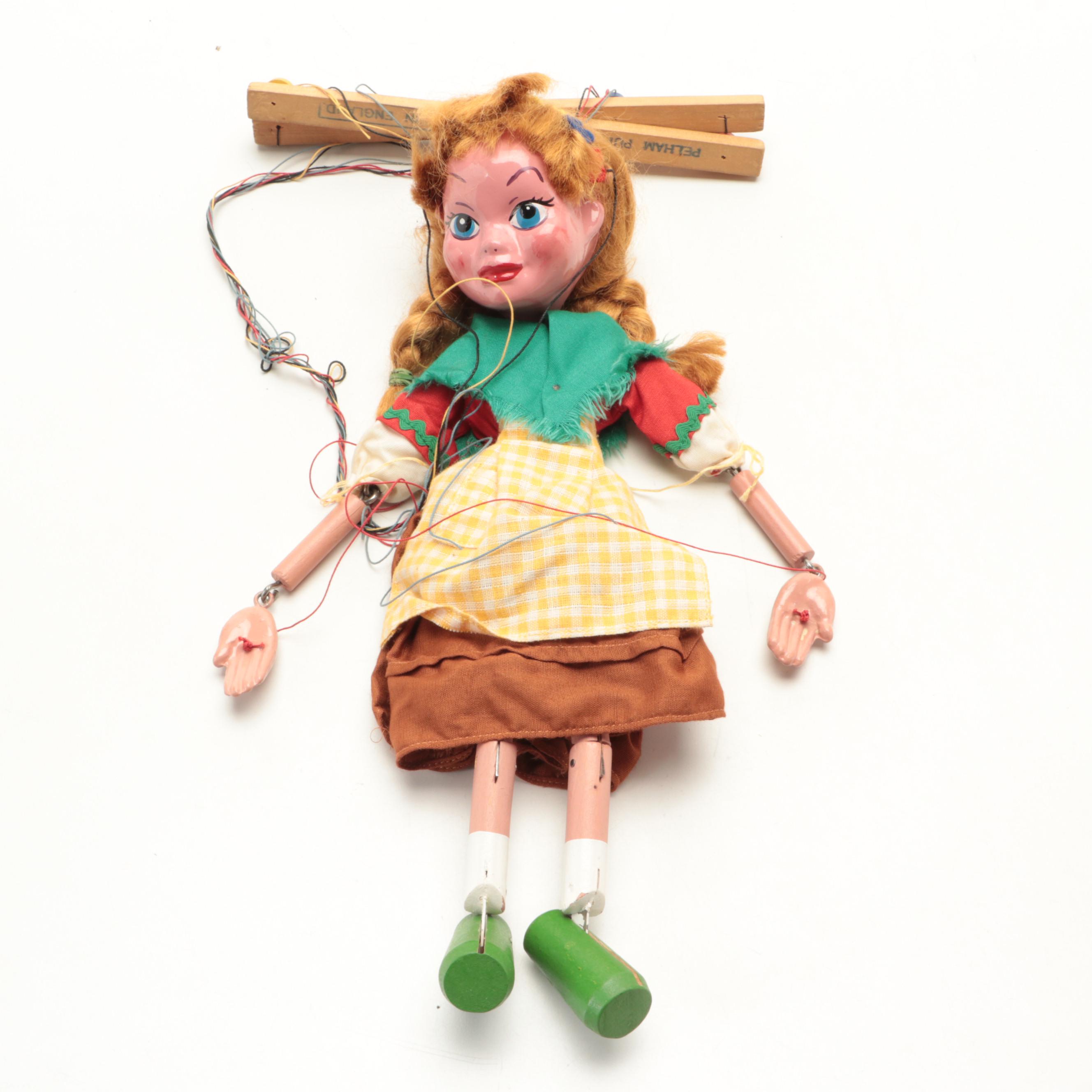 Pelham Puppets Hansel and Gretel Composition Marionettes in Original Boxes