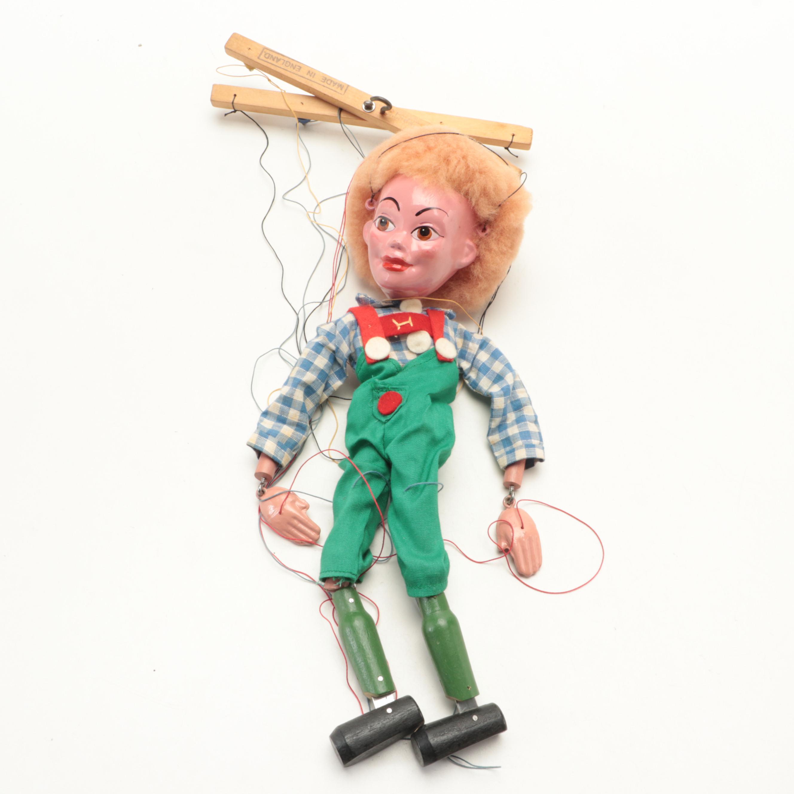 Pelham Puppets Hansel and Gretel Composition Marionettes in Original Boxes