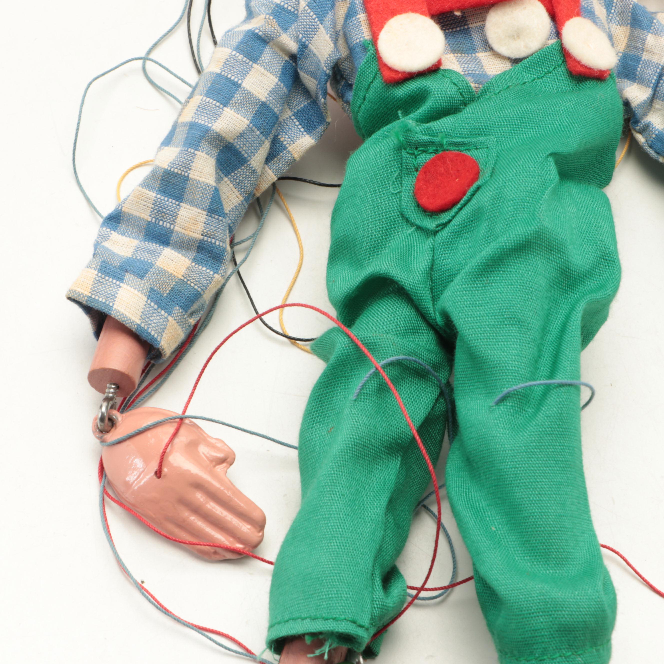 Pelham Puppets Hansel and Gretel Composition Marionettes in Original Boxes