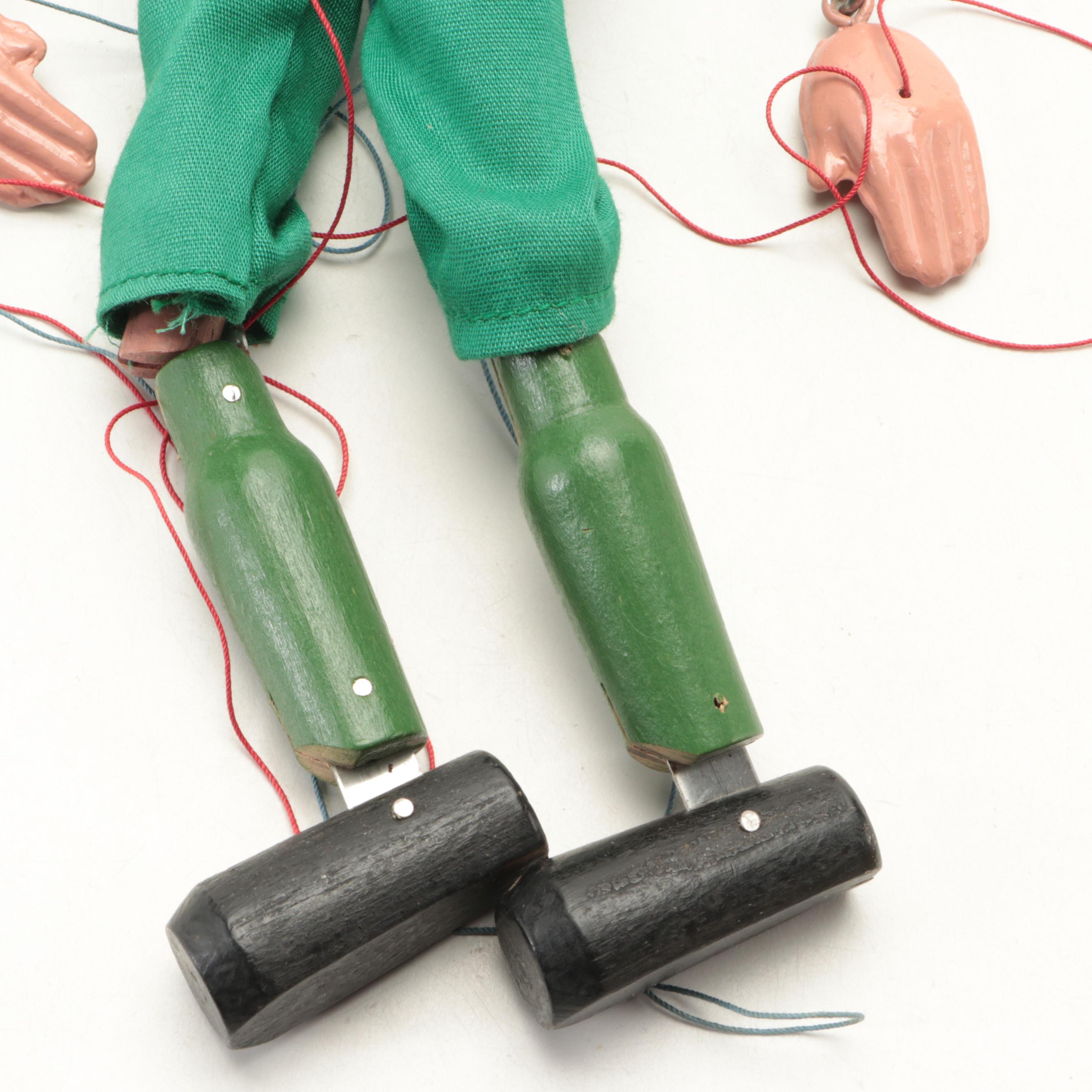 Pelham Puppets Hansel and Gretel Composition Marionettes in Original Boxes