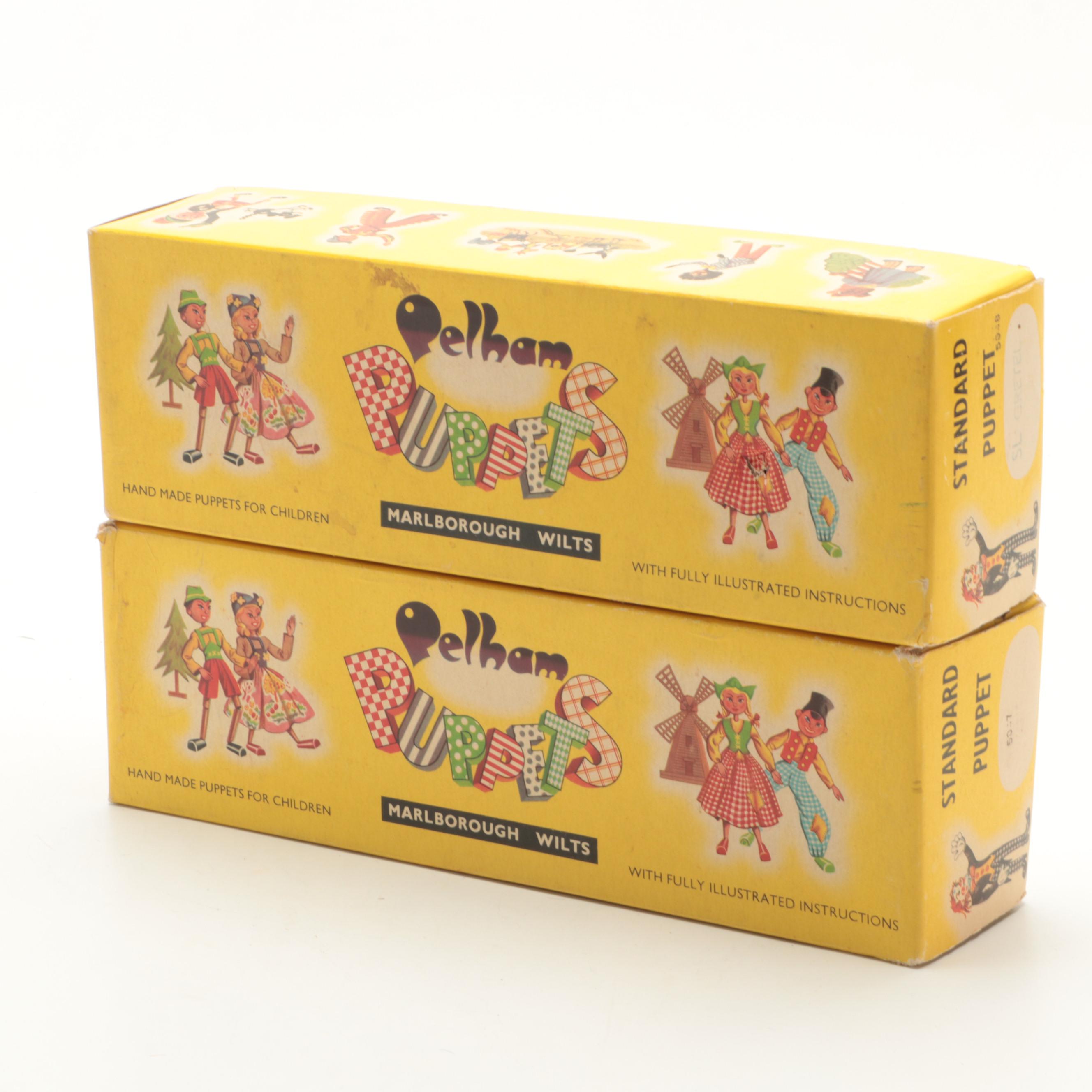 Pelham Puppets Hansel and Gretel Composition Marionettes in Original Boxes