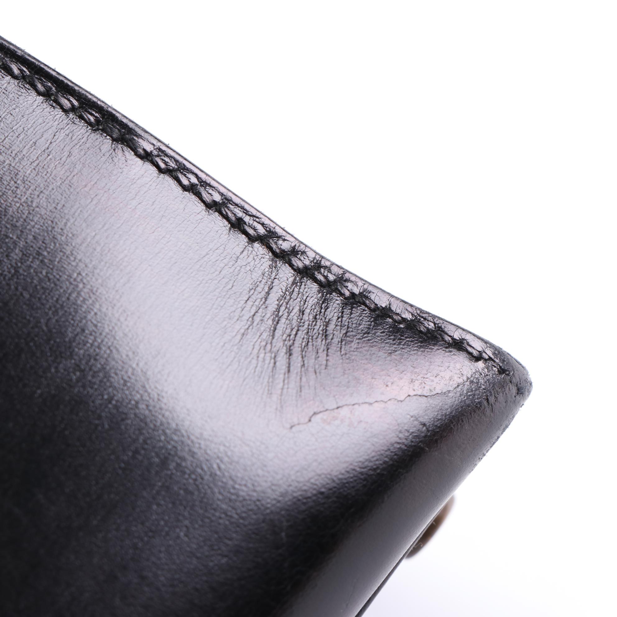 Hermès Kelly Sellier 32 Handbag in Noir Box Calf Leather, 1966