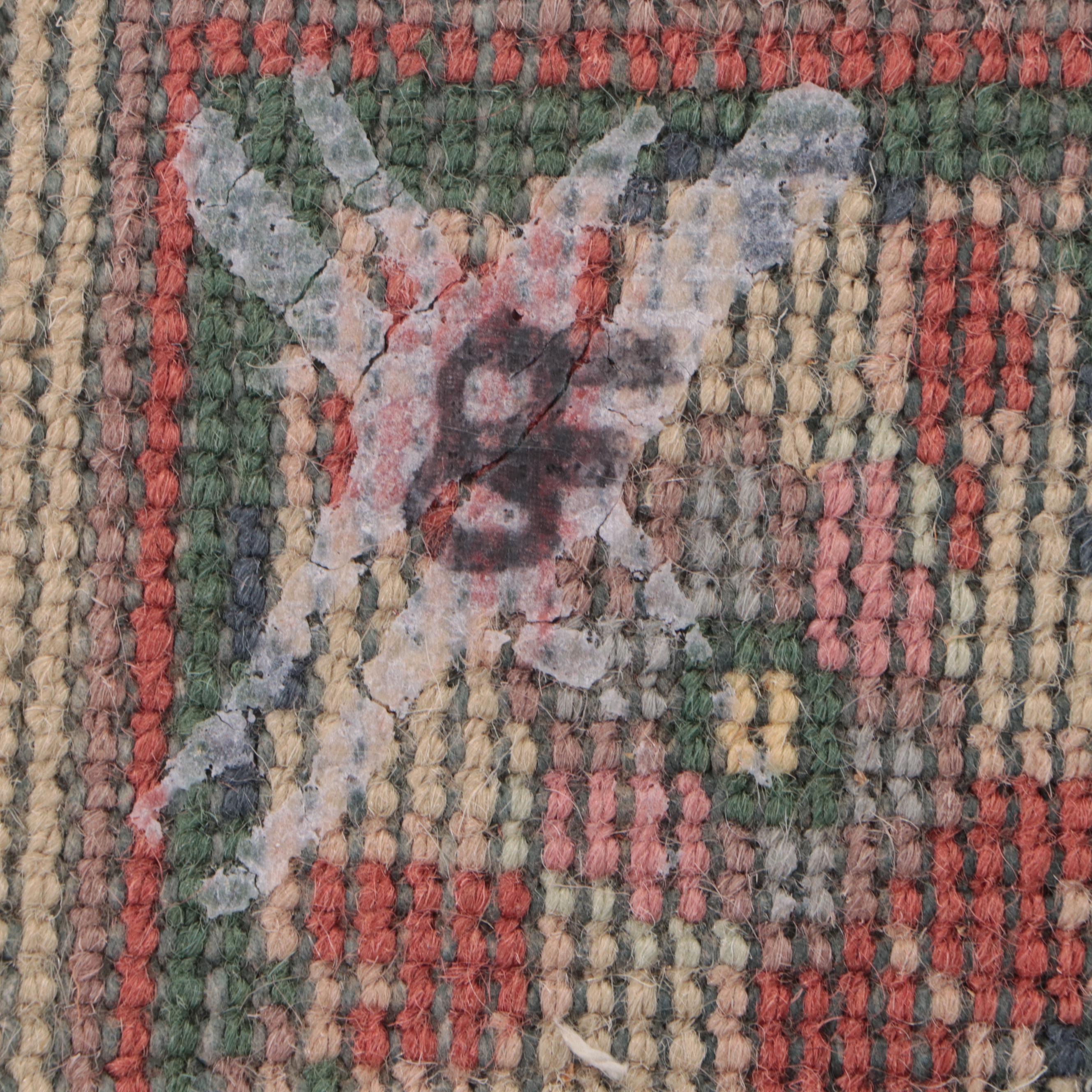 2'11 x 5'6 Hand-Knotted Indo-Turkish Oushak Accent Rug