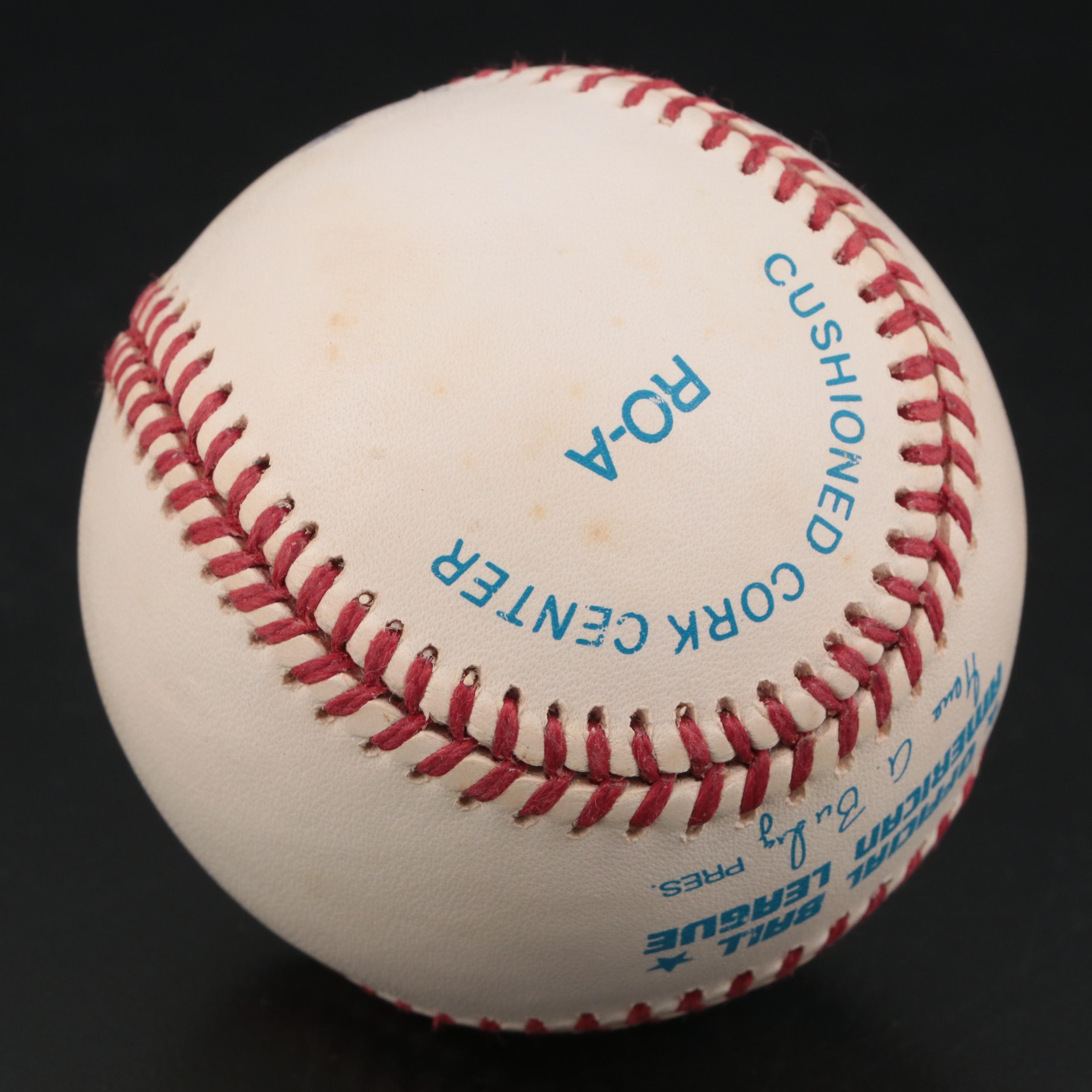 Whitey Ford New York Yankees Signed Rawlings American League Baseball