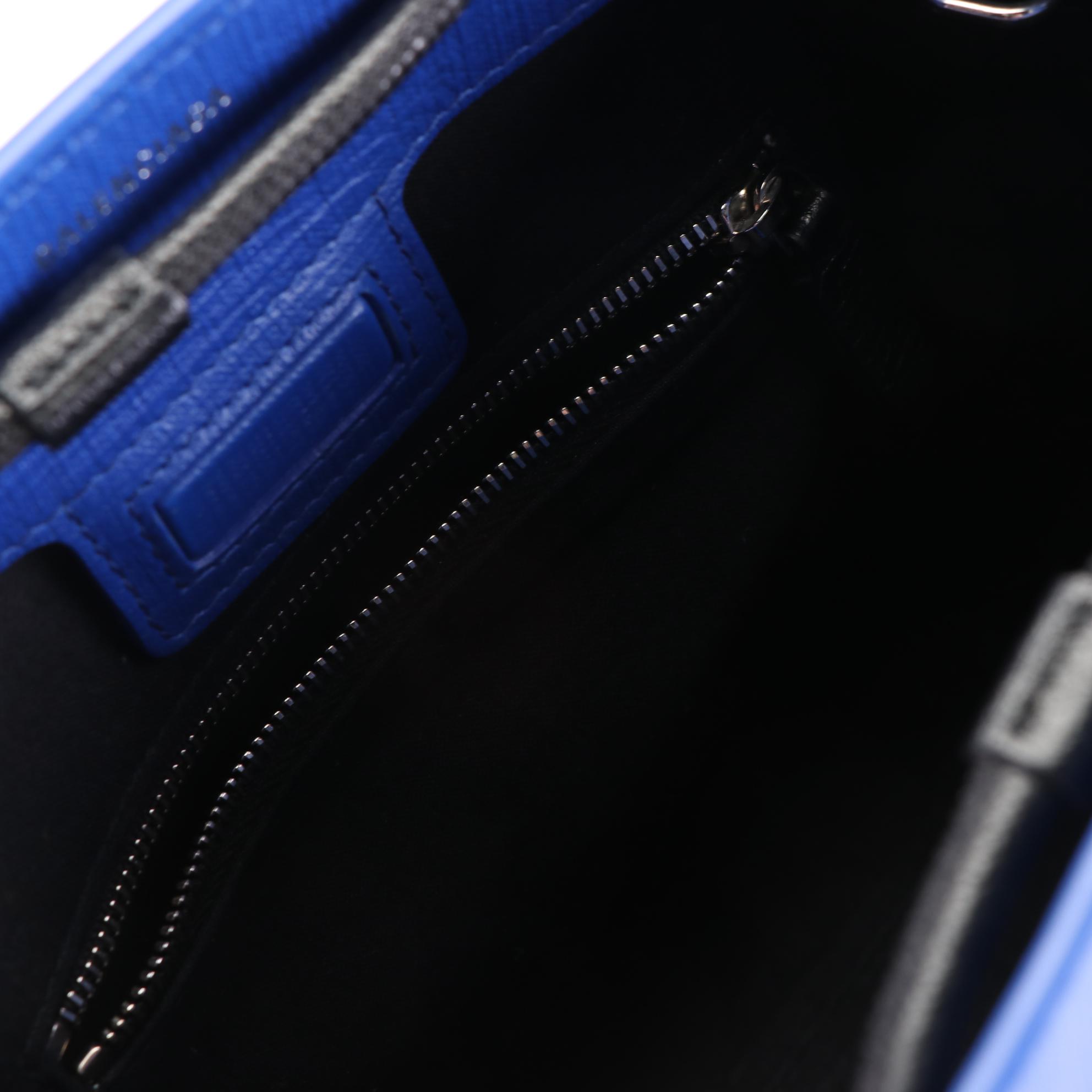 Balenciaga XXS Shopping Tote in Textured Leather