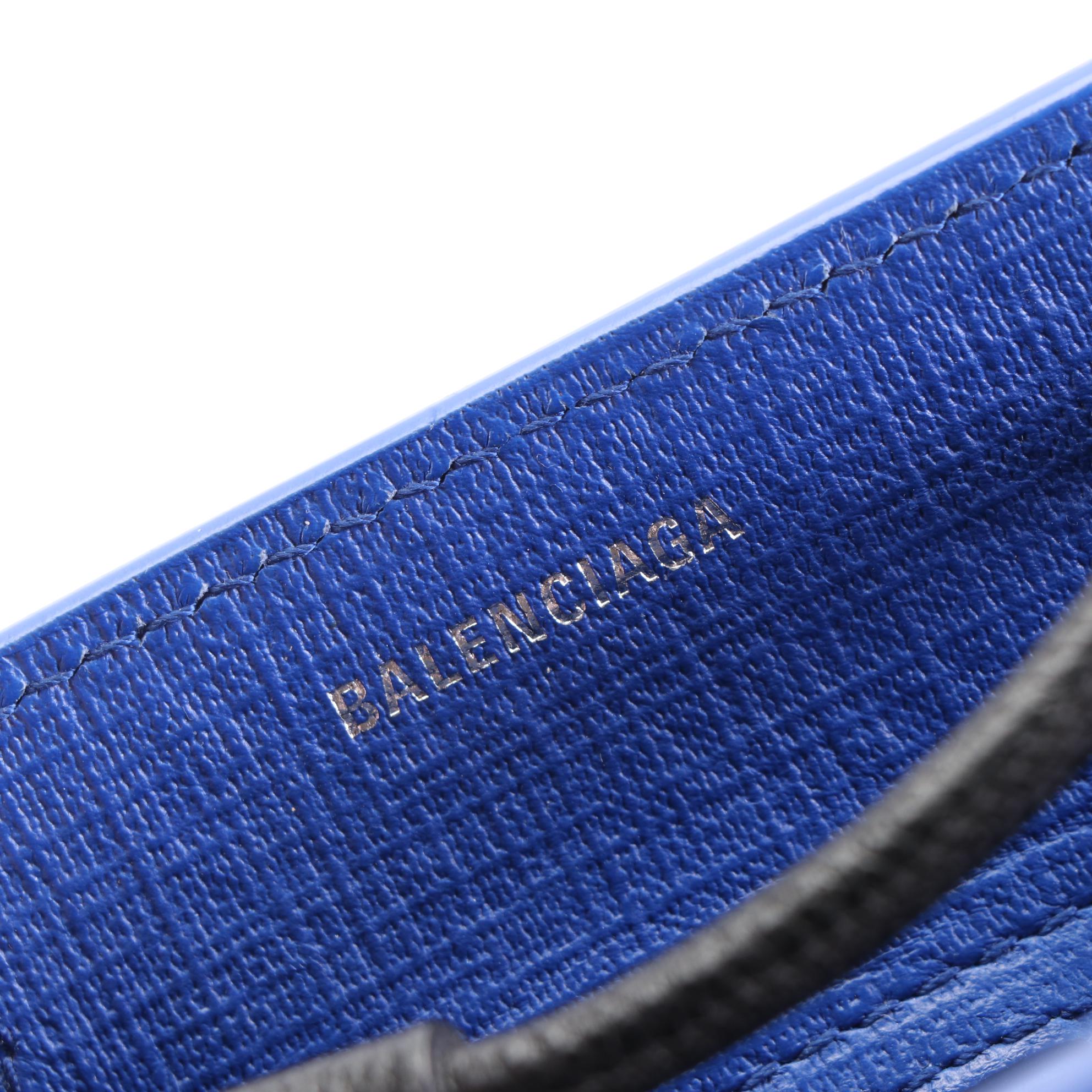 Balenciaga XXS Shopping Tote in Textured Leather