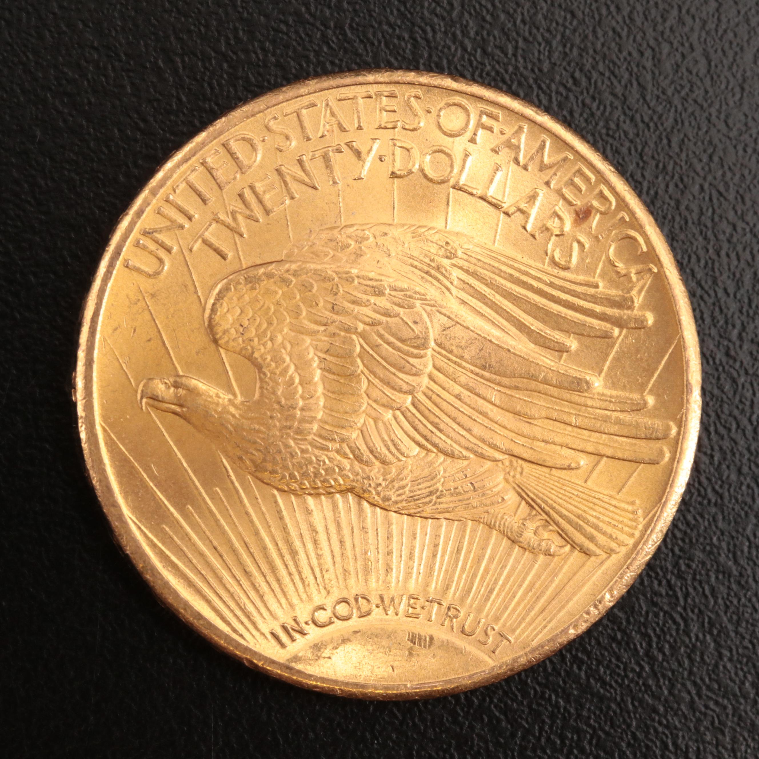 1925 Saint Gaudens $20 Gold Coin