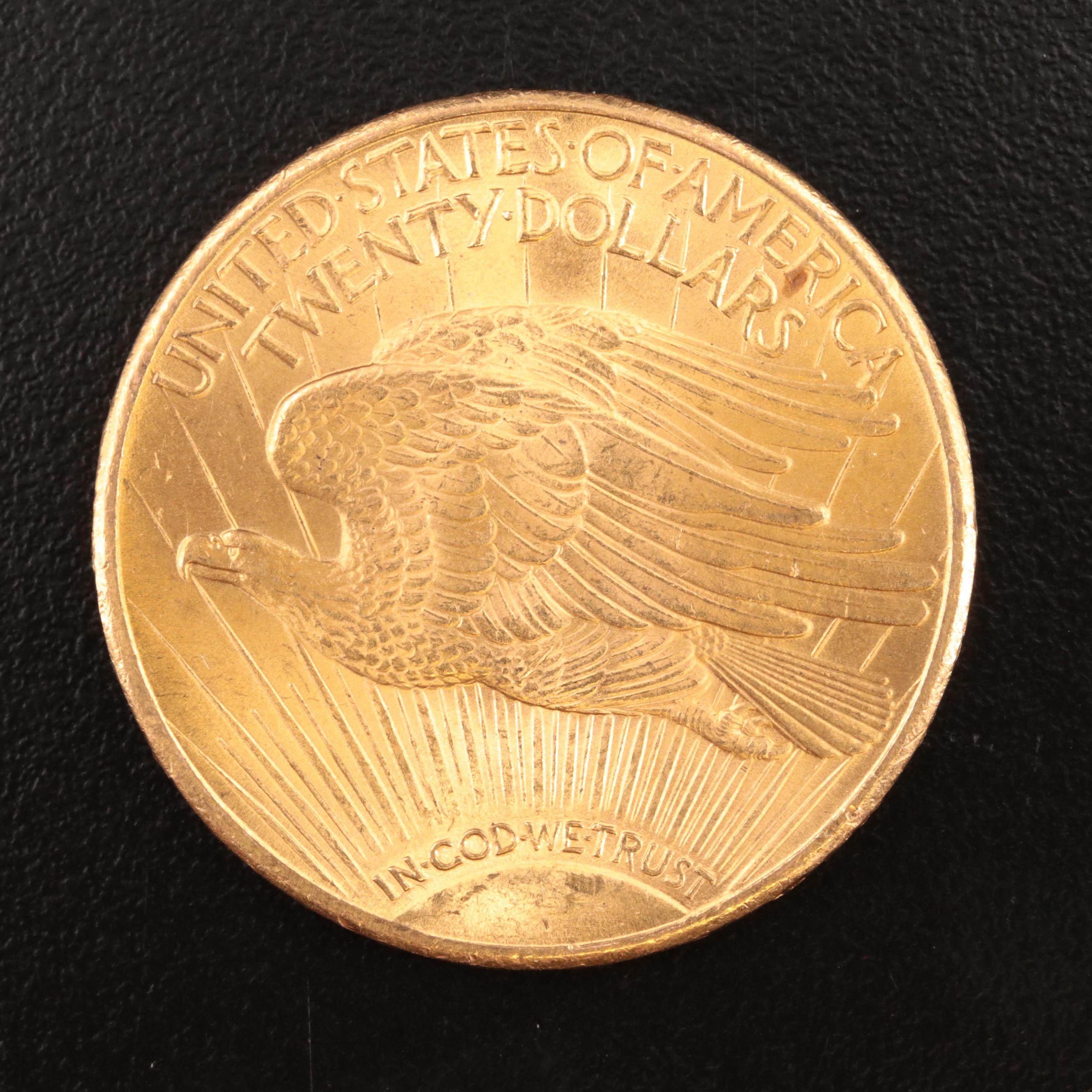 1925 Saint Gaudens $20 Gold Coin