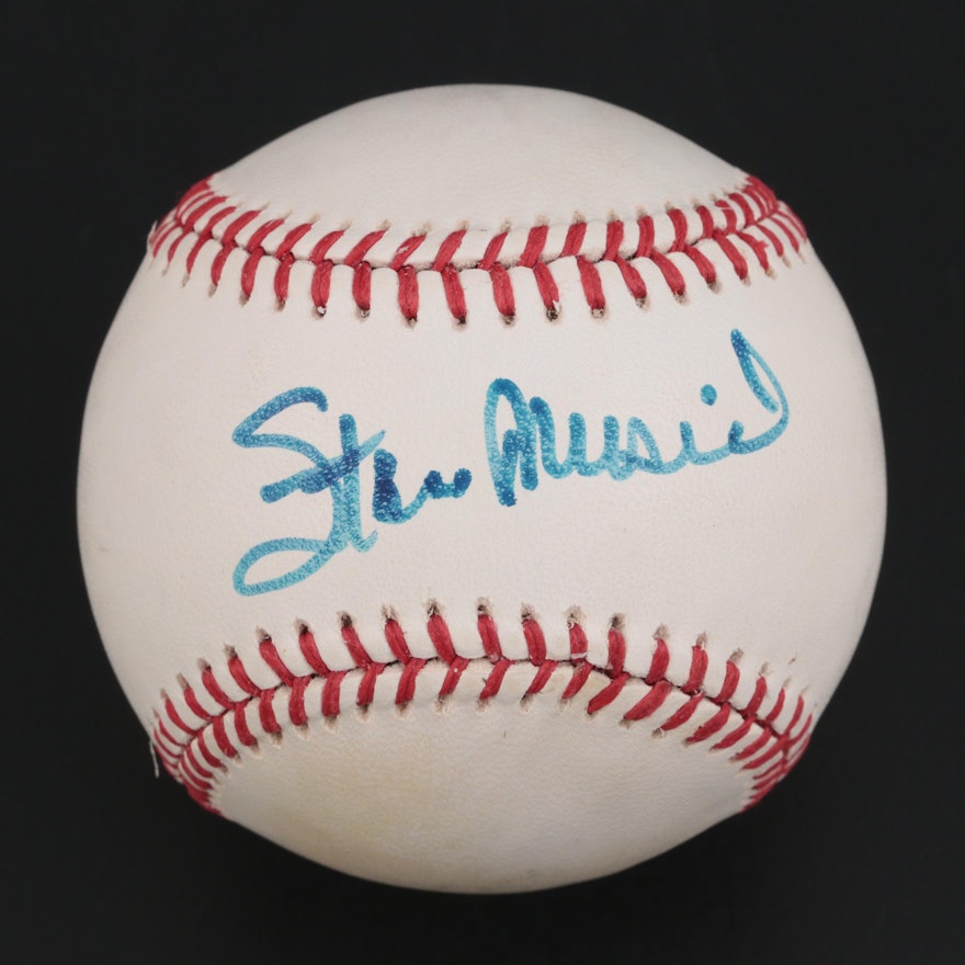 Stan Musial St. Louis Cardinals Signed Rawlings National League Baseball