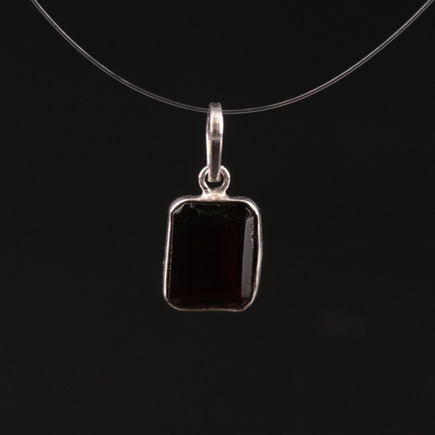 14K Garnet Pendant