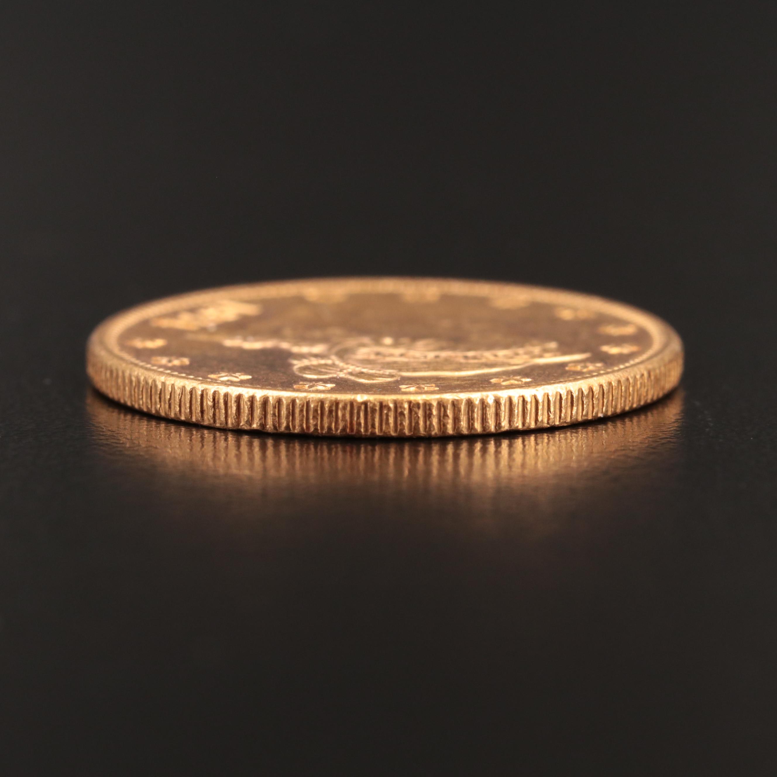 1874 Liberty Head $10 Gold Coin