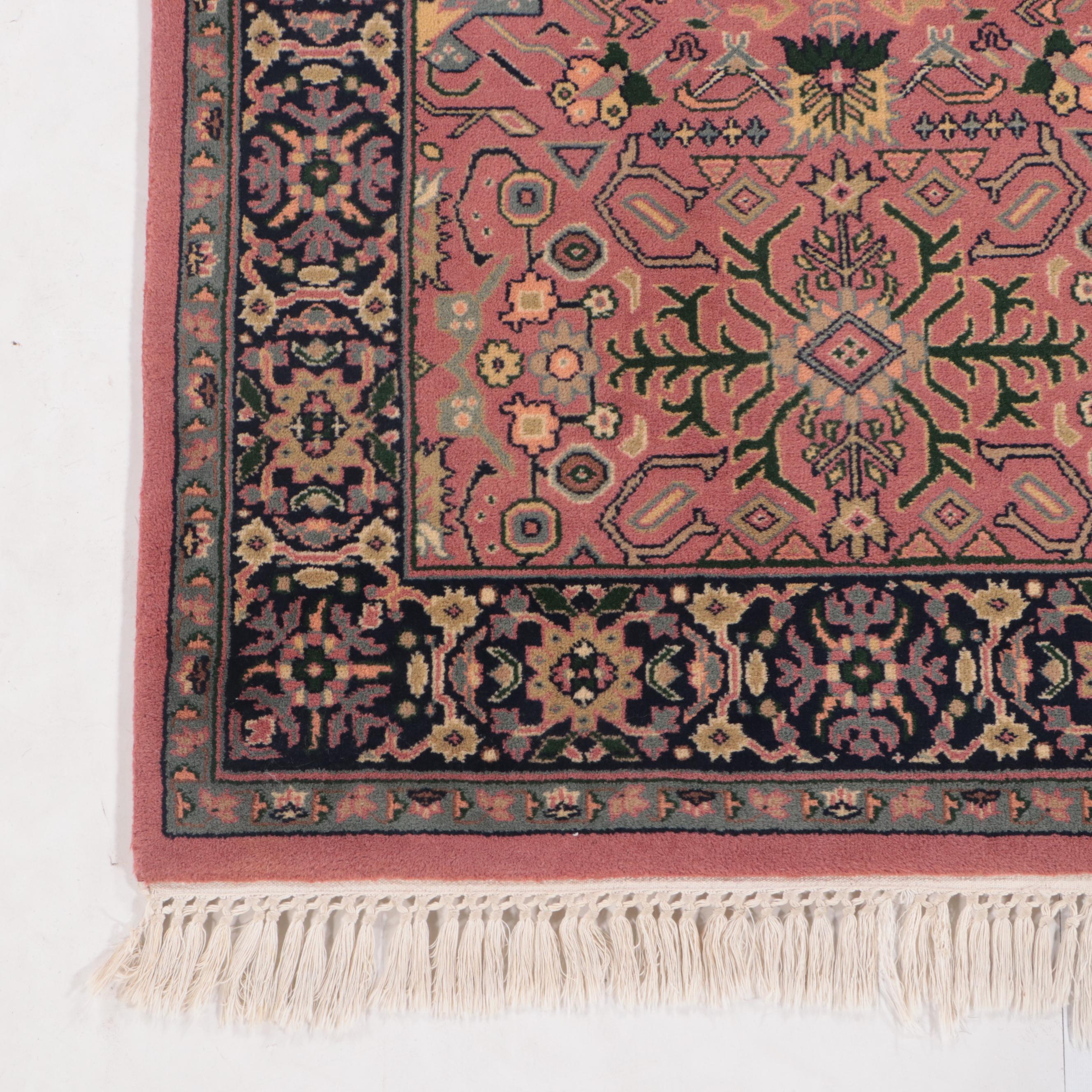 2'11 x 5'6 Hand-Knotted Turkish Kayseri Accent Rug