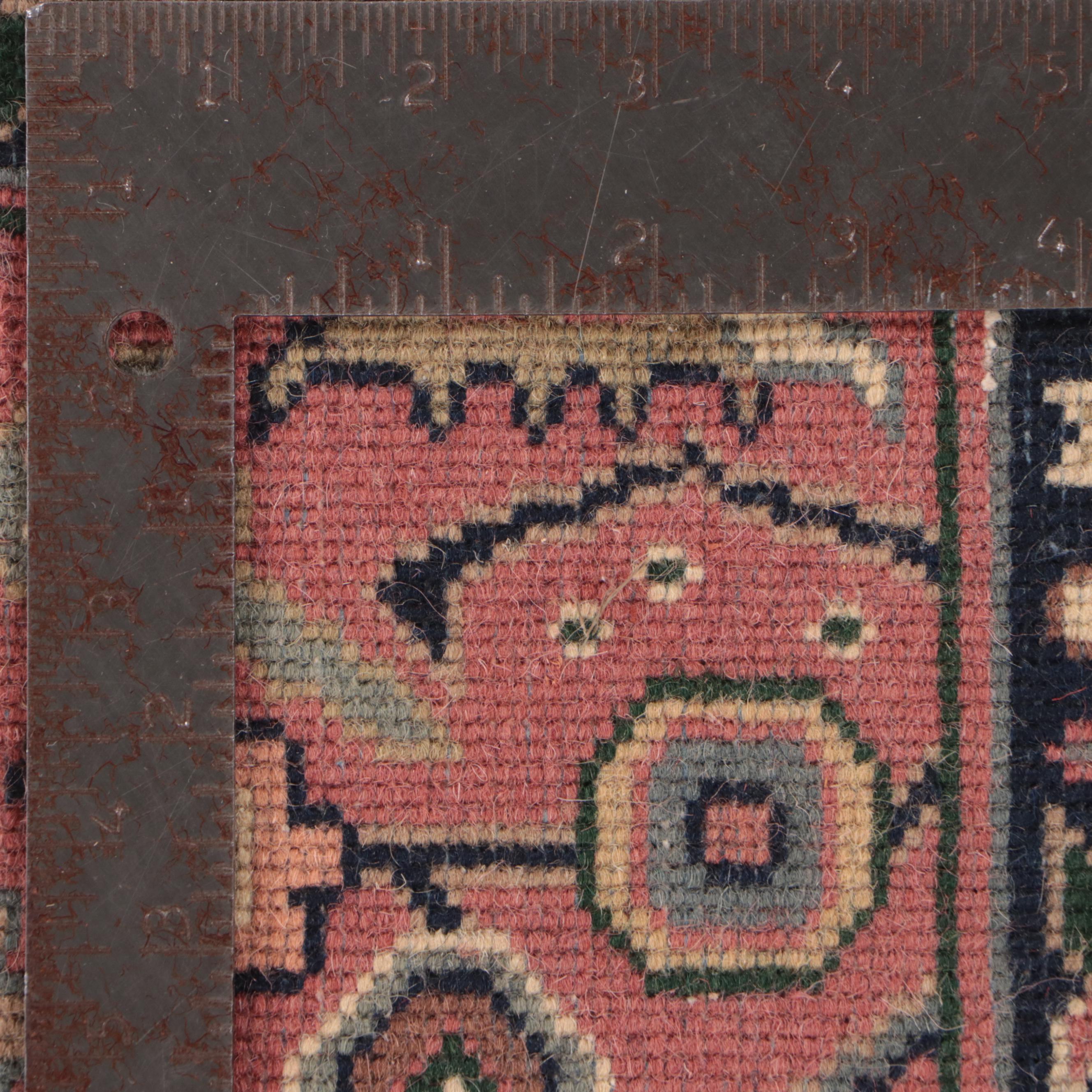 2'11 x 5'6 Hand-Knotted Turkish Kayseri Accent Rug