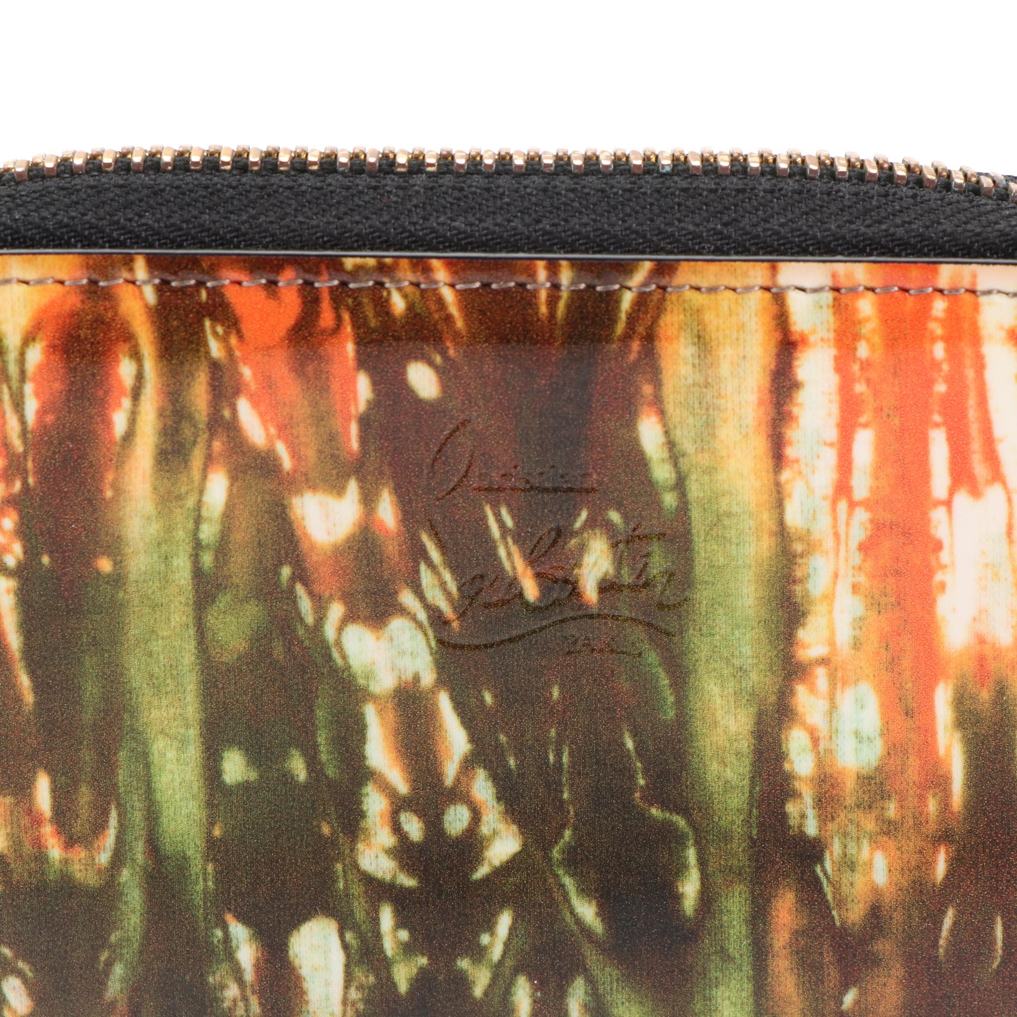 Christian Louboutin Panettone-Studded Coin Purse in Patent Leather