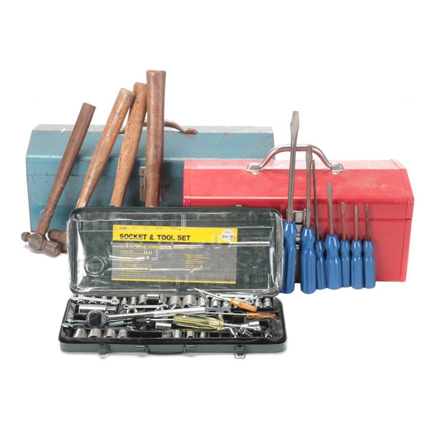 Popular Mechanics with Other Toolboxes, Hammers, Screwdrivers and More Tools