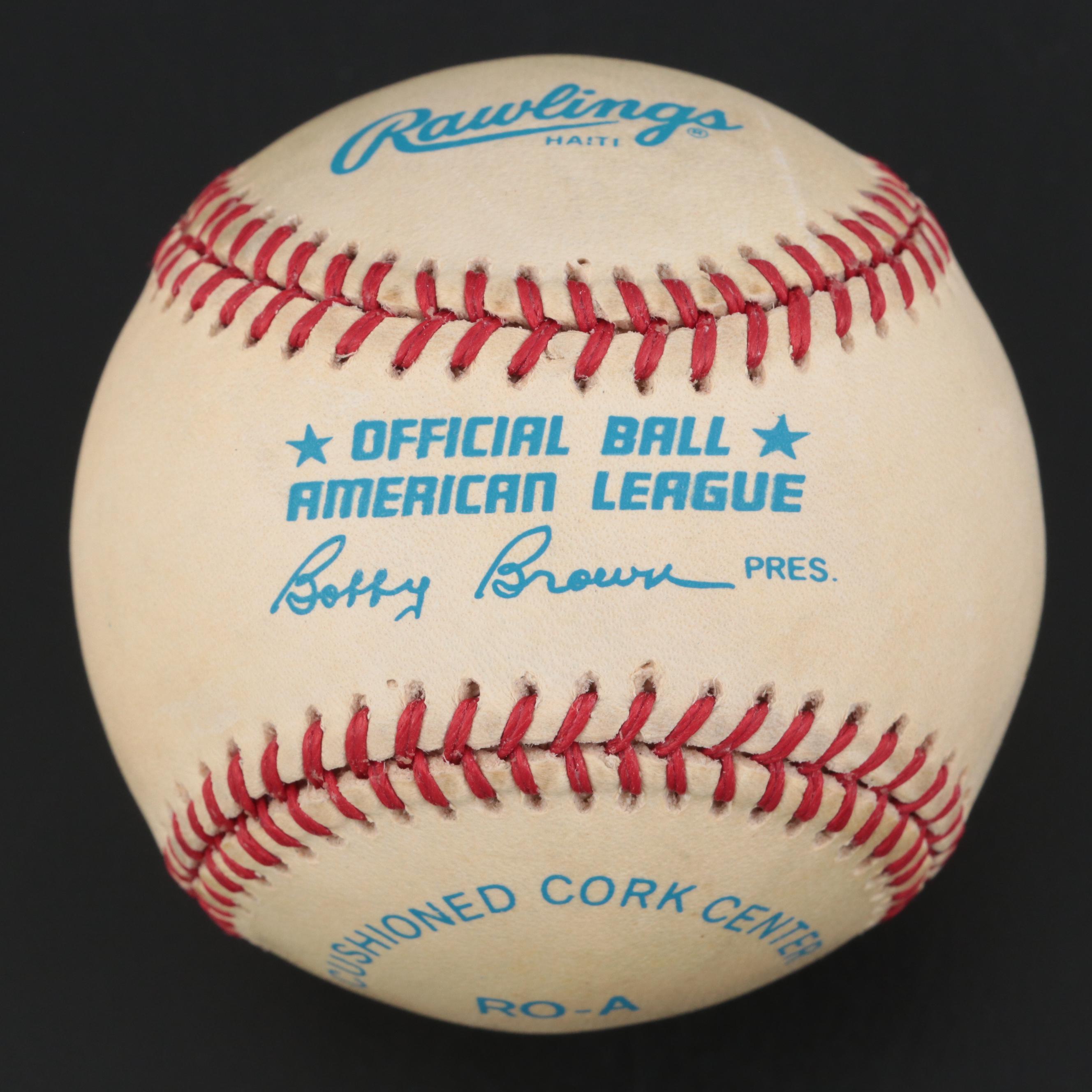 Mickey Mantle Signed Rawlings A.L. Baseball with SGC Graded 1962 Topps Card