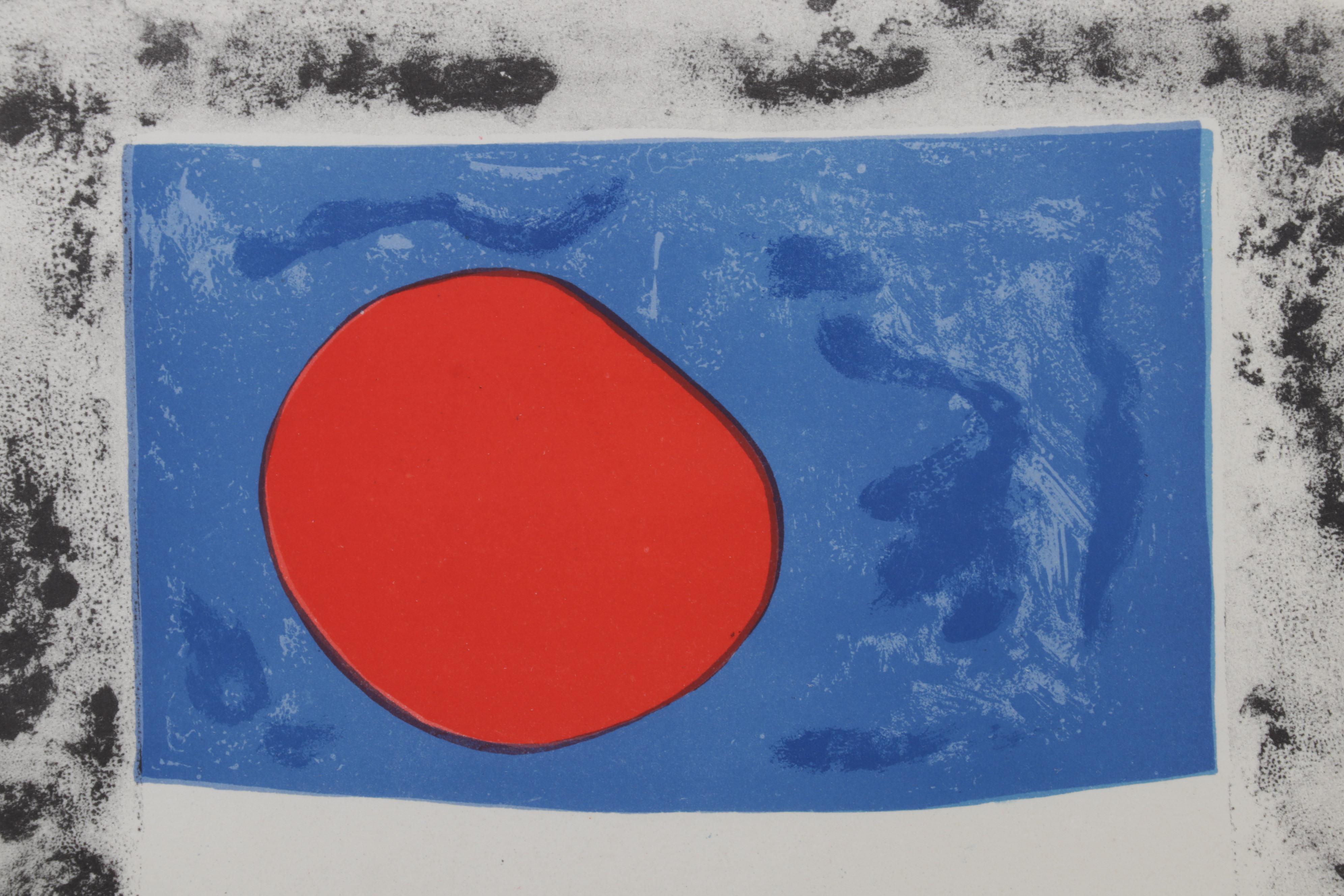 Galerie Maeght Color Lithograph After Joan Miró "Miró - Oeuvres récentes," 1959