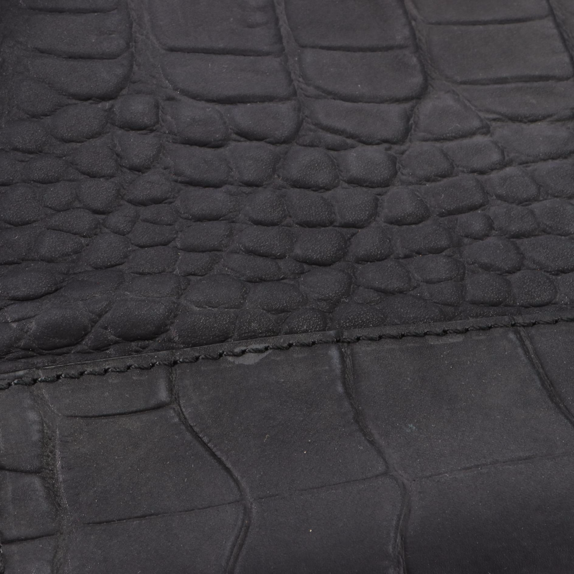 Salvatore Ferragamo Tall Tote in Crocodile Embossed Nubuck Leather