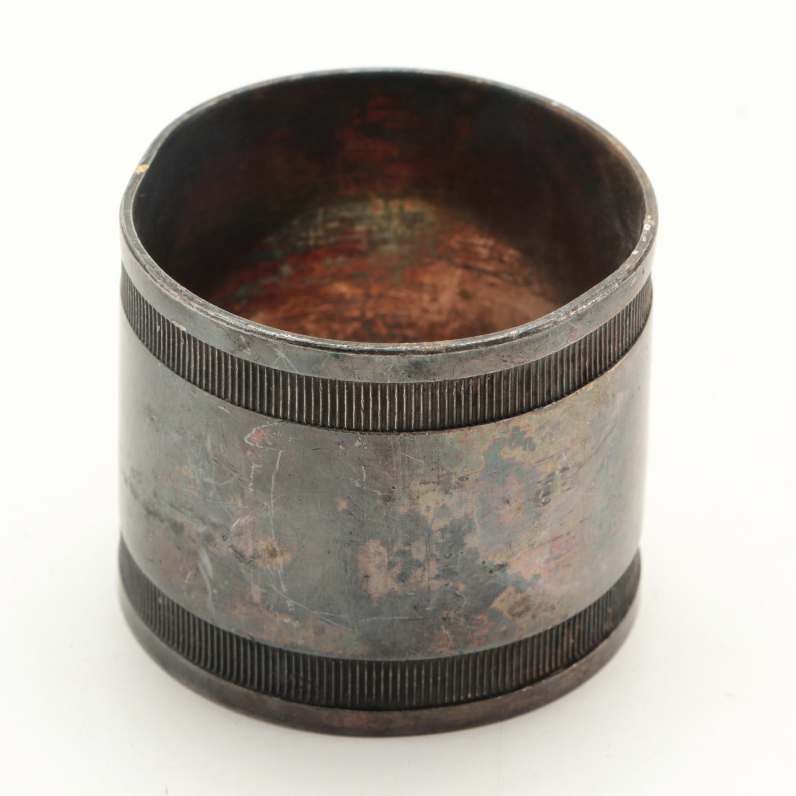 Middletown Plate Co. Figural and Other Silver Plate Napkin Rings, Late 19th C.