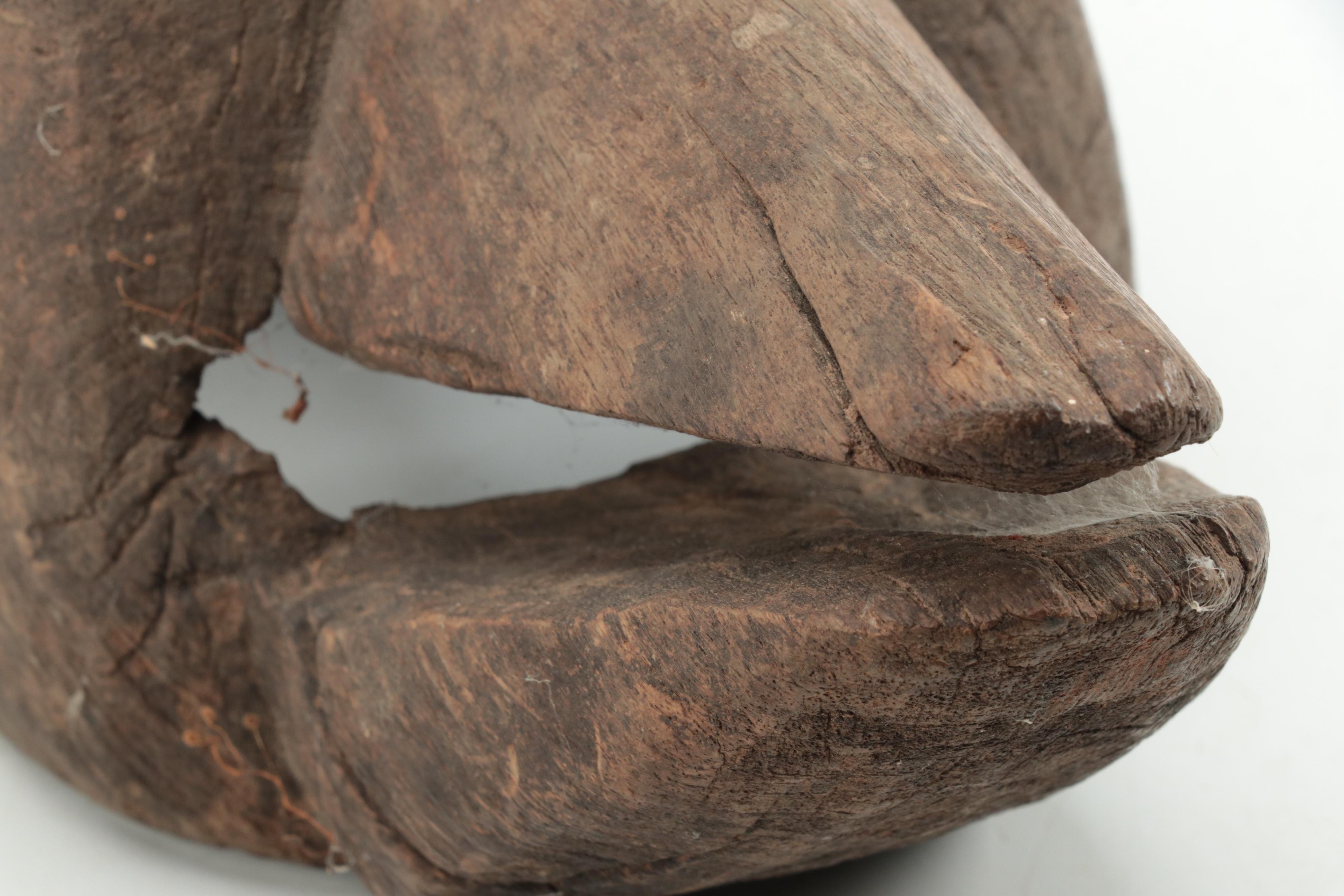 Dogon Style Carved Wood Animal Face Mask, Mali