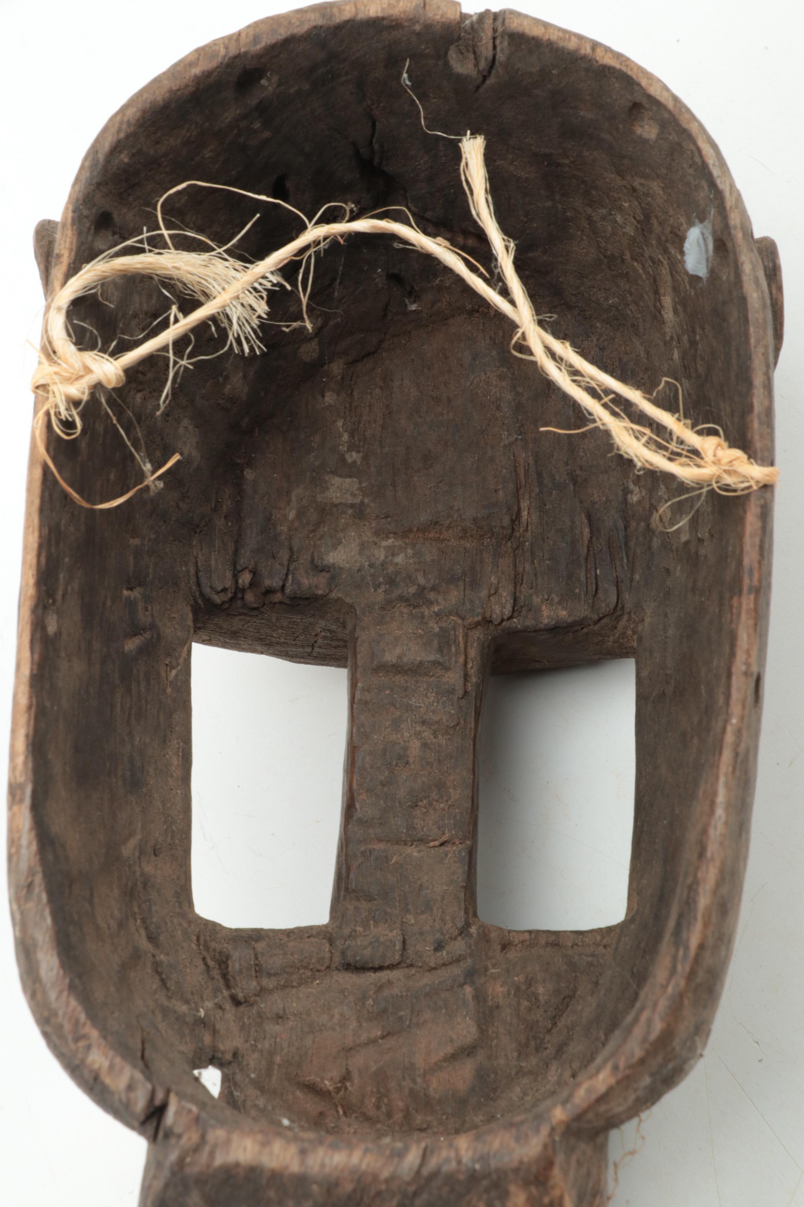 Dogon Style Carved Wood Animal Face Mask, Mali
