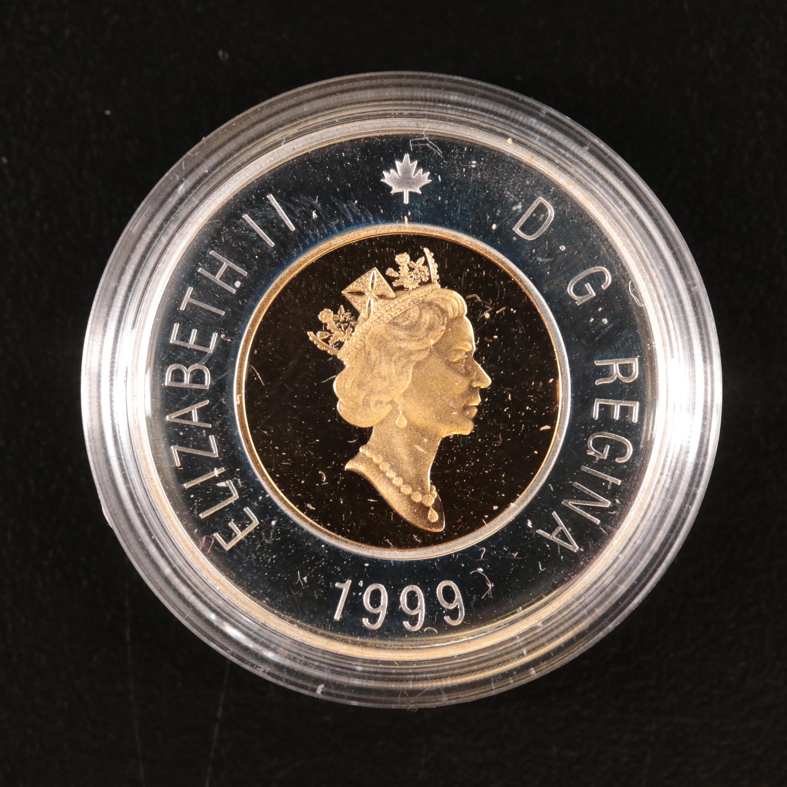 1999 Canada Nunavut Proof $2 Silver Coin and More