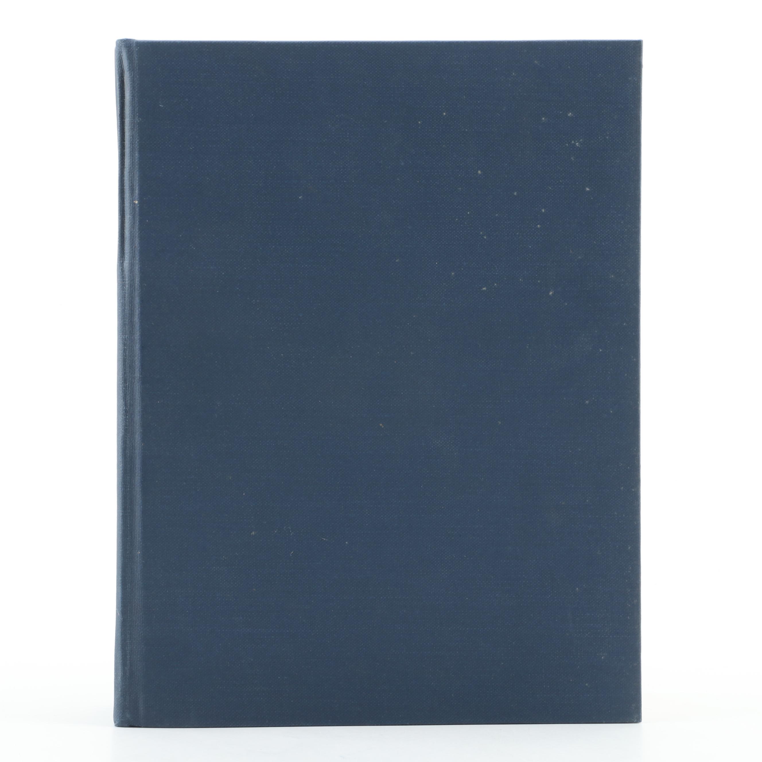 "Oxford English Dictionary" Two-Volume Box Set with Magnifying Glass, 1971