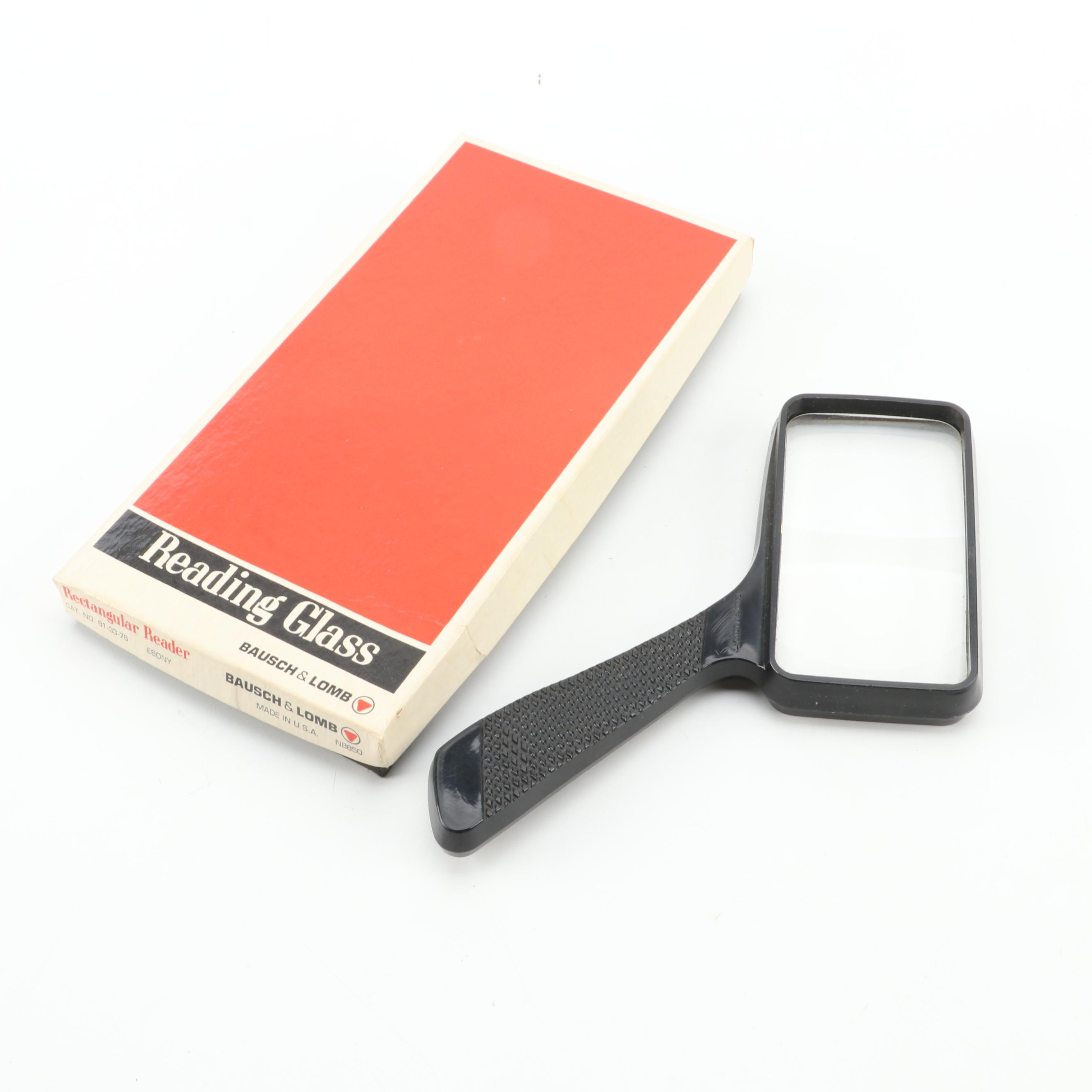 "Oxford English Dictionary" Two-Volume Box Set with Magnifying Glass, 1971