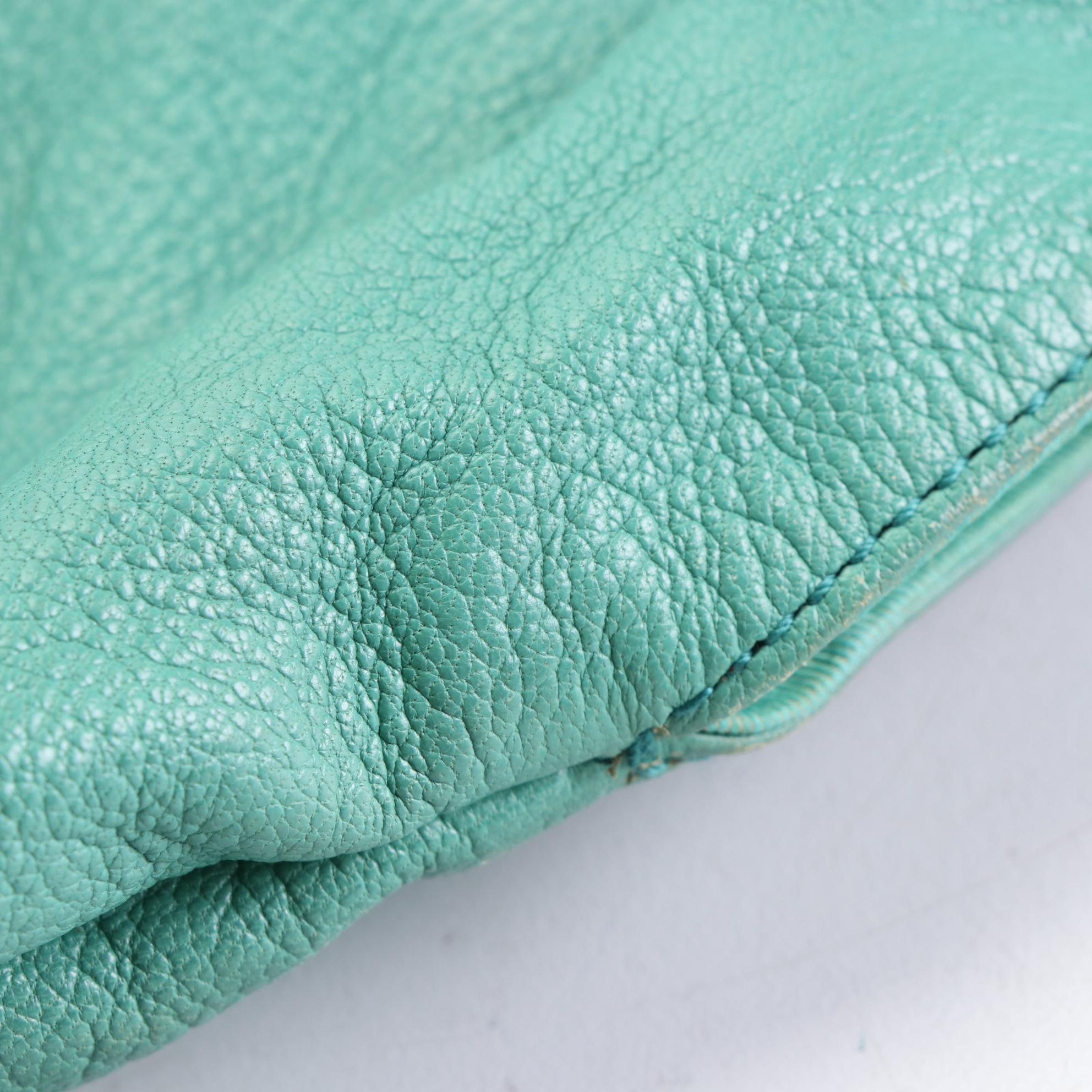 Gucci Bamboo Large Studded Hobo Bag in Grained Leather